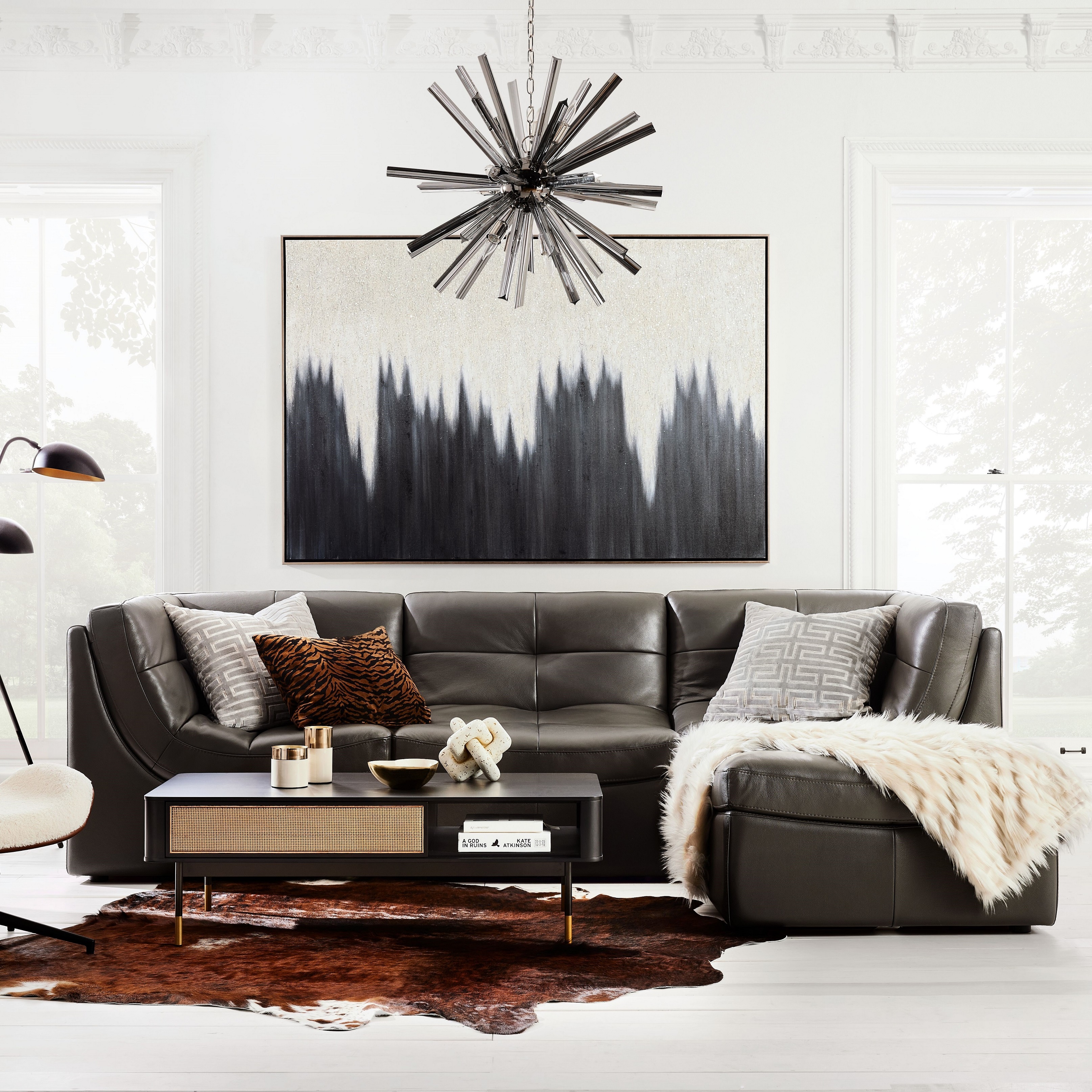 Convo Leather Sectional - Build Your Own