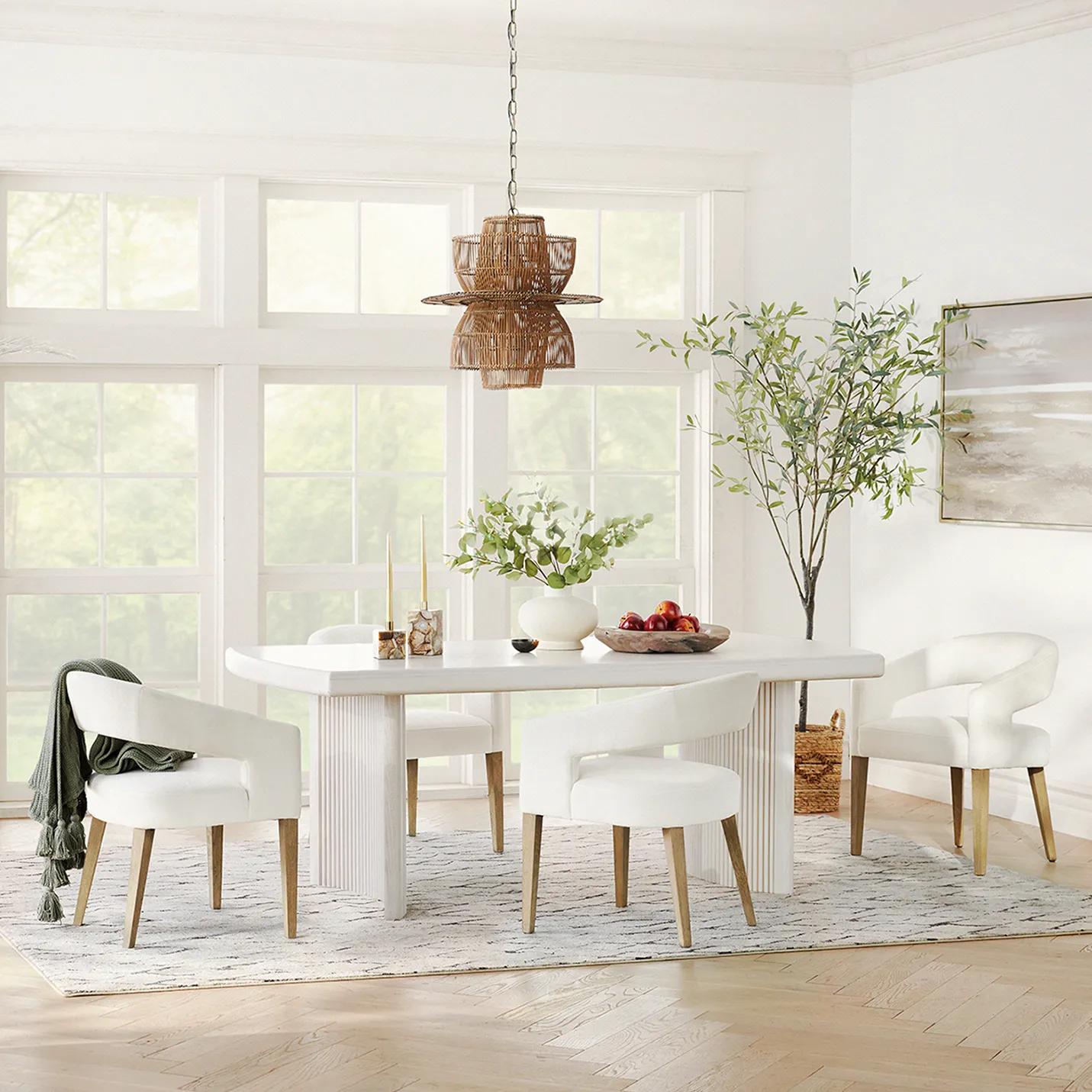 Philippa Dining Chair - Natural Grey