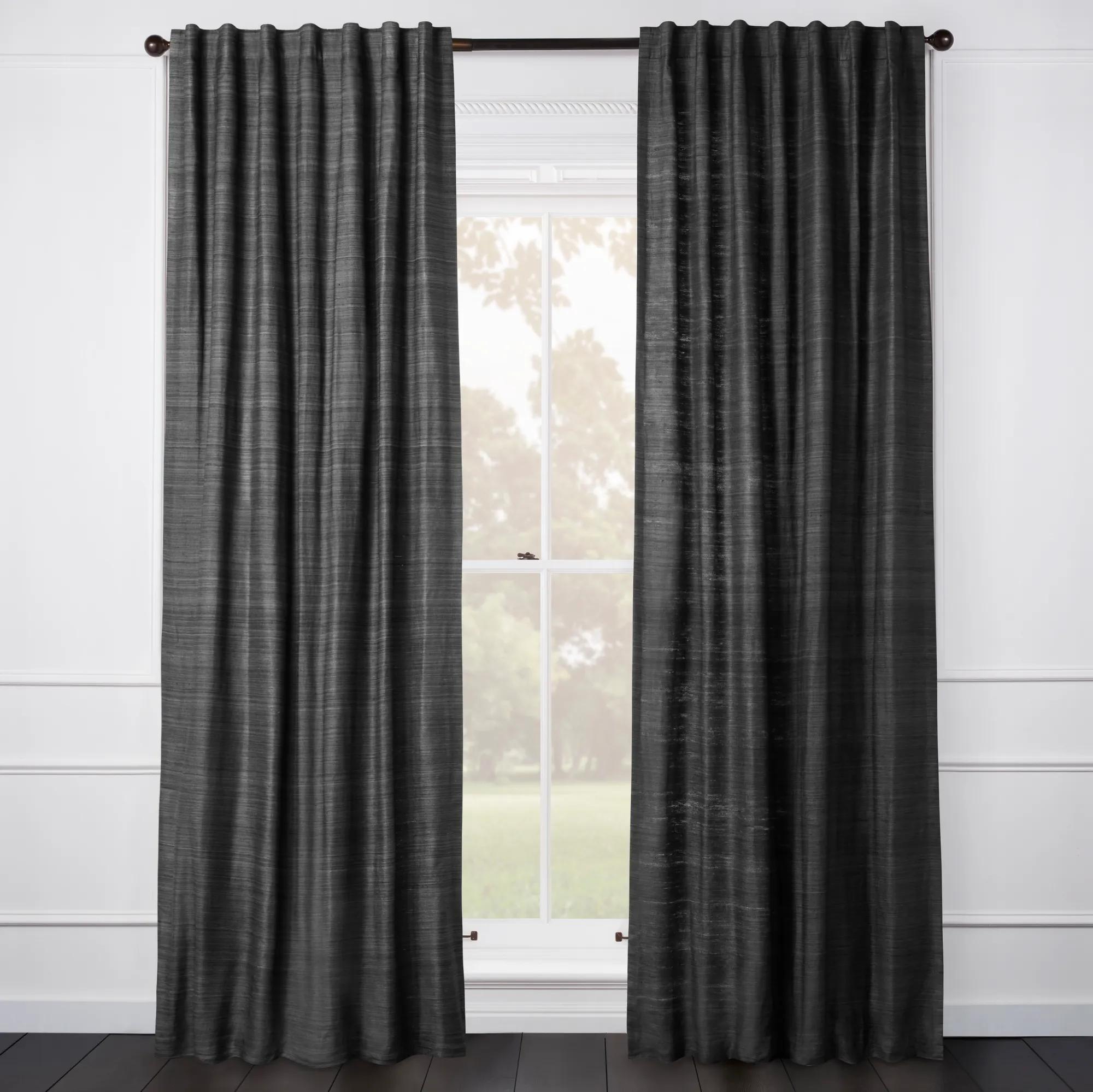 Kenzo Chenille Curtain - Black