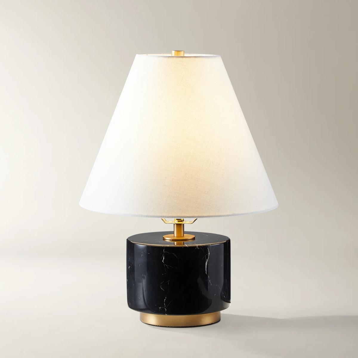 Arden Marble Table Lamp - Black
