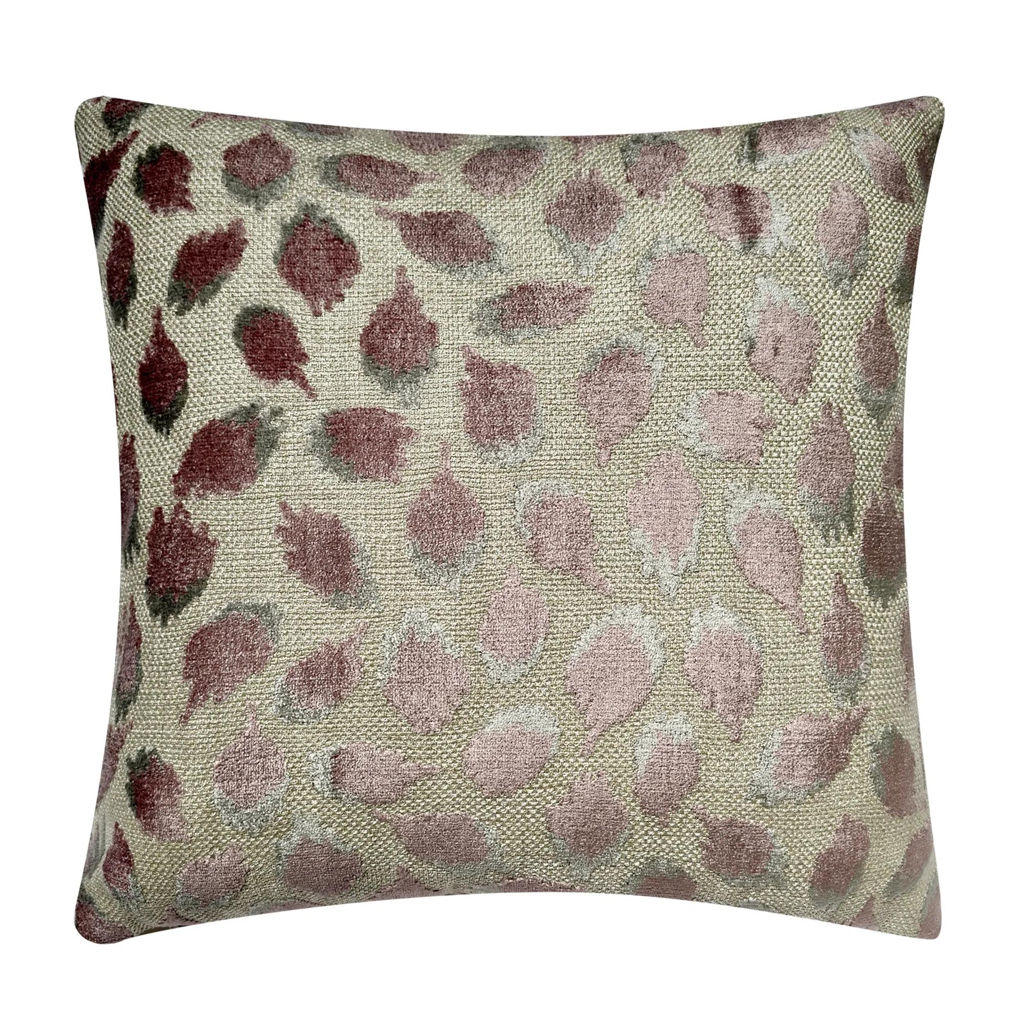 Gianna Pillow 22" - Pink/Grey