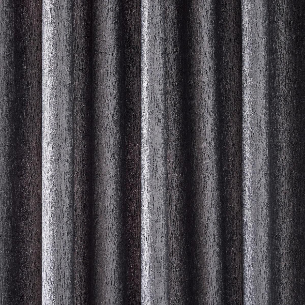 Anson Textured Curtain - Charcoal