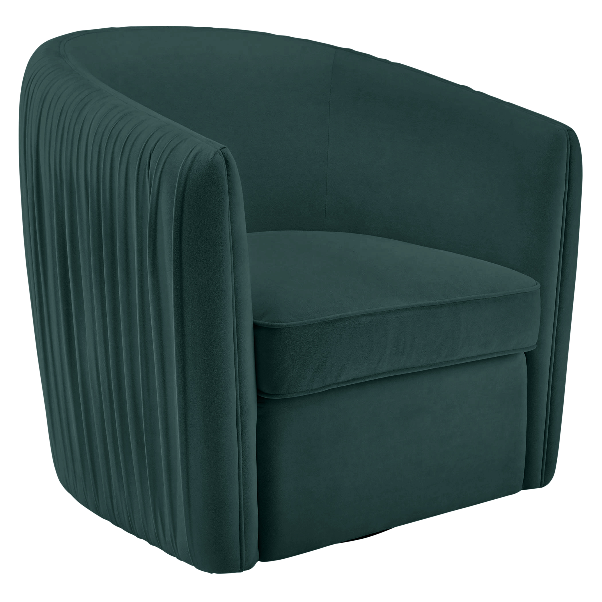 Aria Pleated Swivel Chair