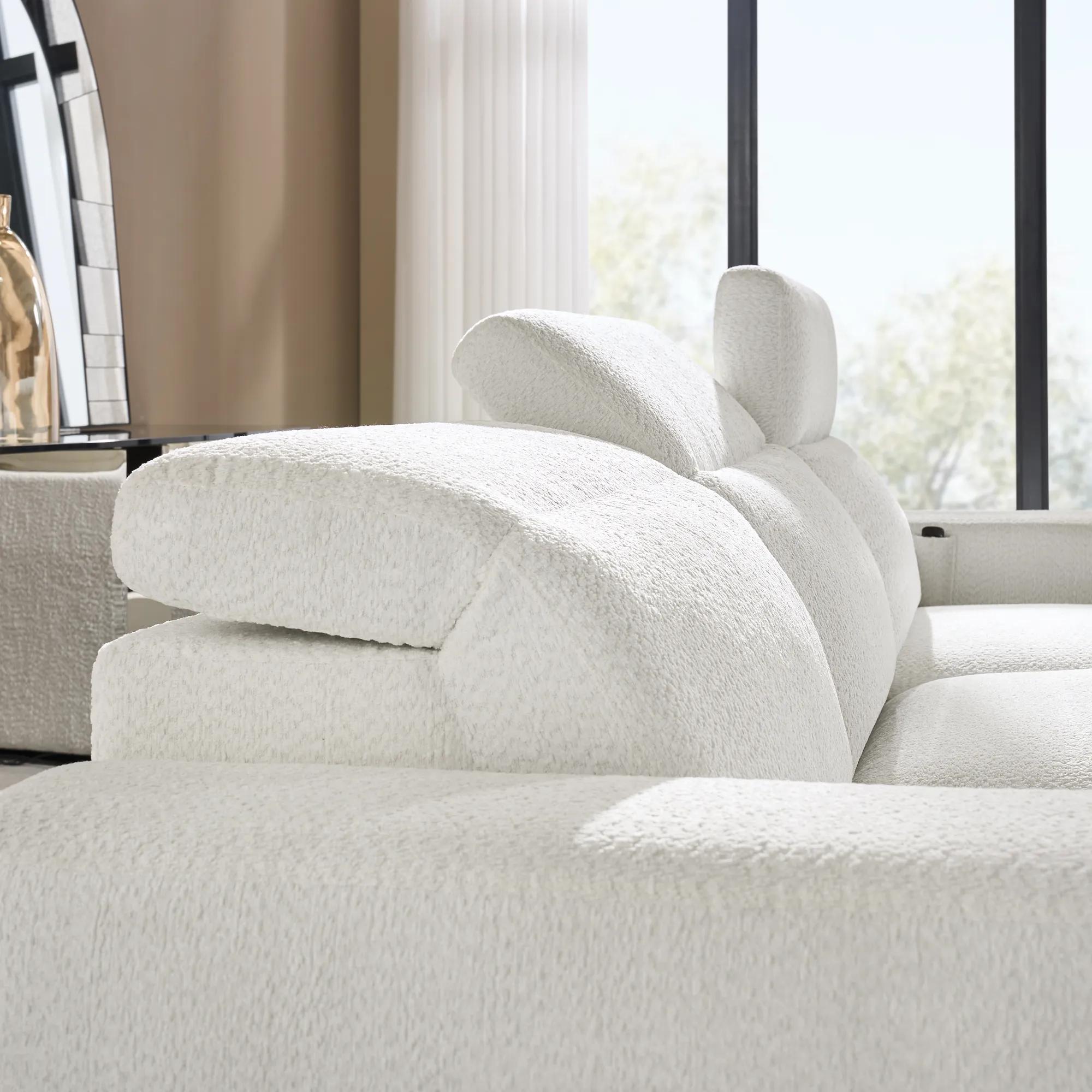 Cairns Motion Sectional - White