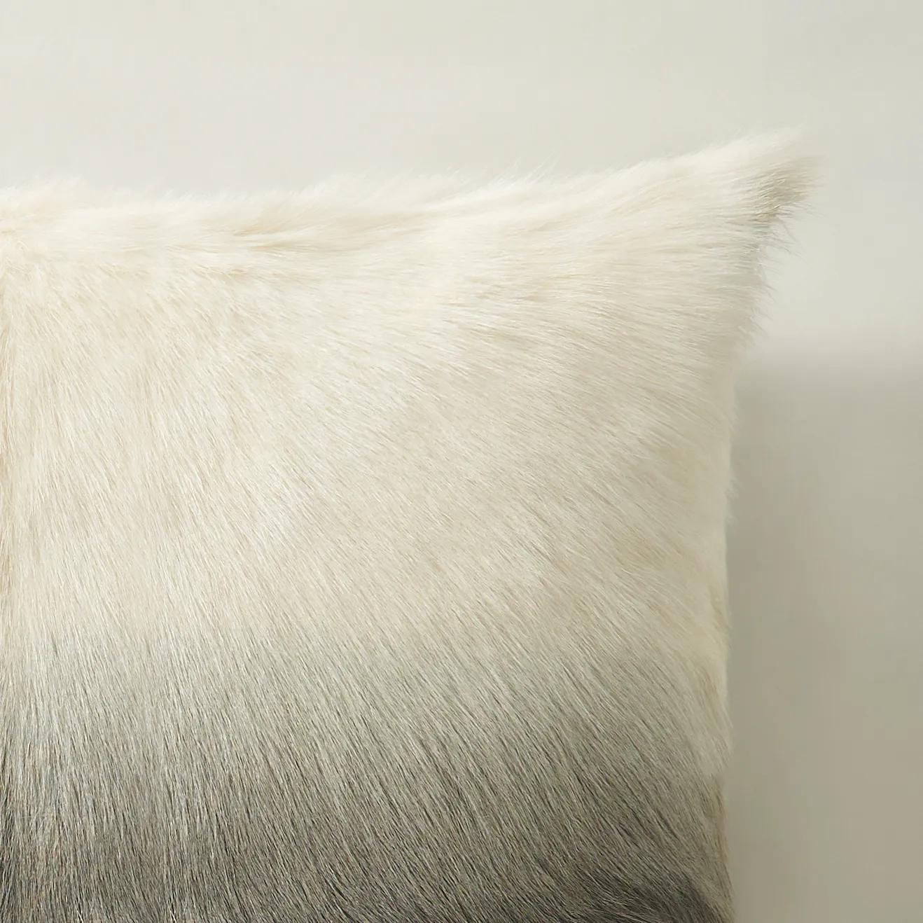 Ombre Fur Pillow 22"