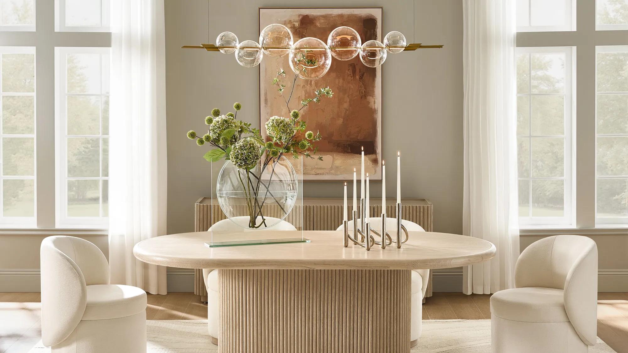 Ellipse Clear Glass Vase 20