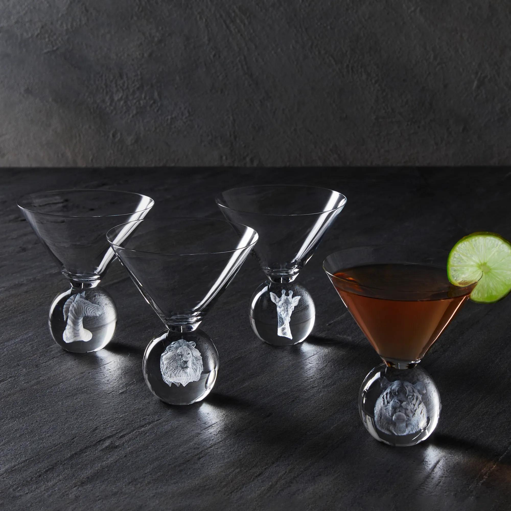 Animal Martini - Set of 4