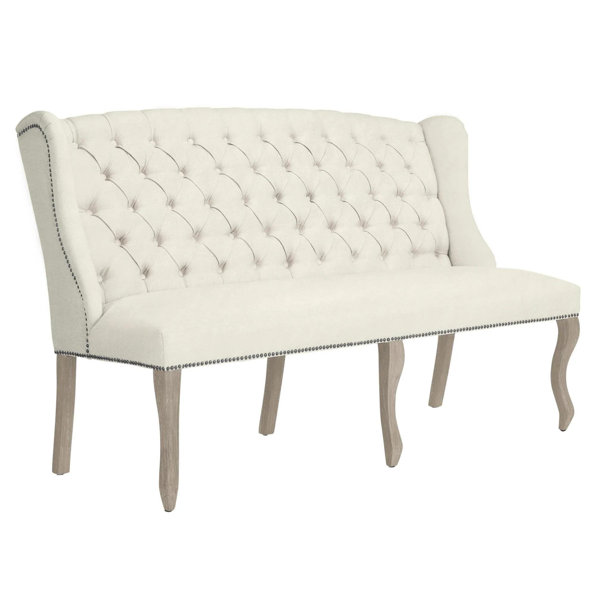 Archer Banquette - Natural Grey