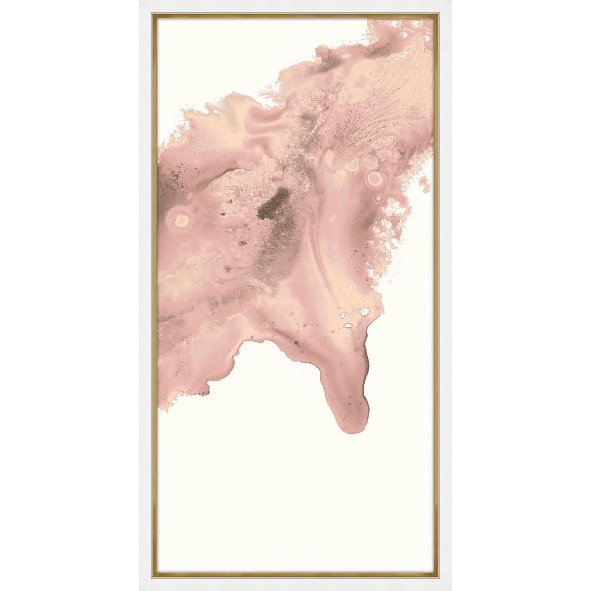 Blush Conduit 2 Framed Wall Art 24x48 | Z Gallerie