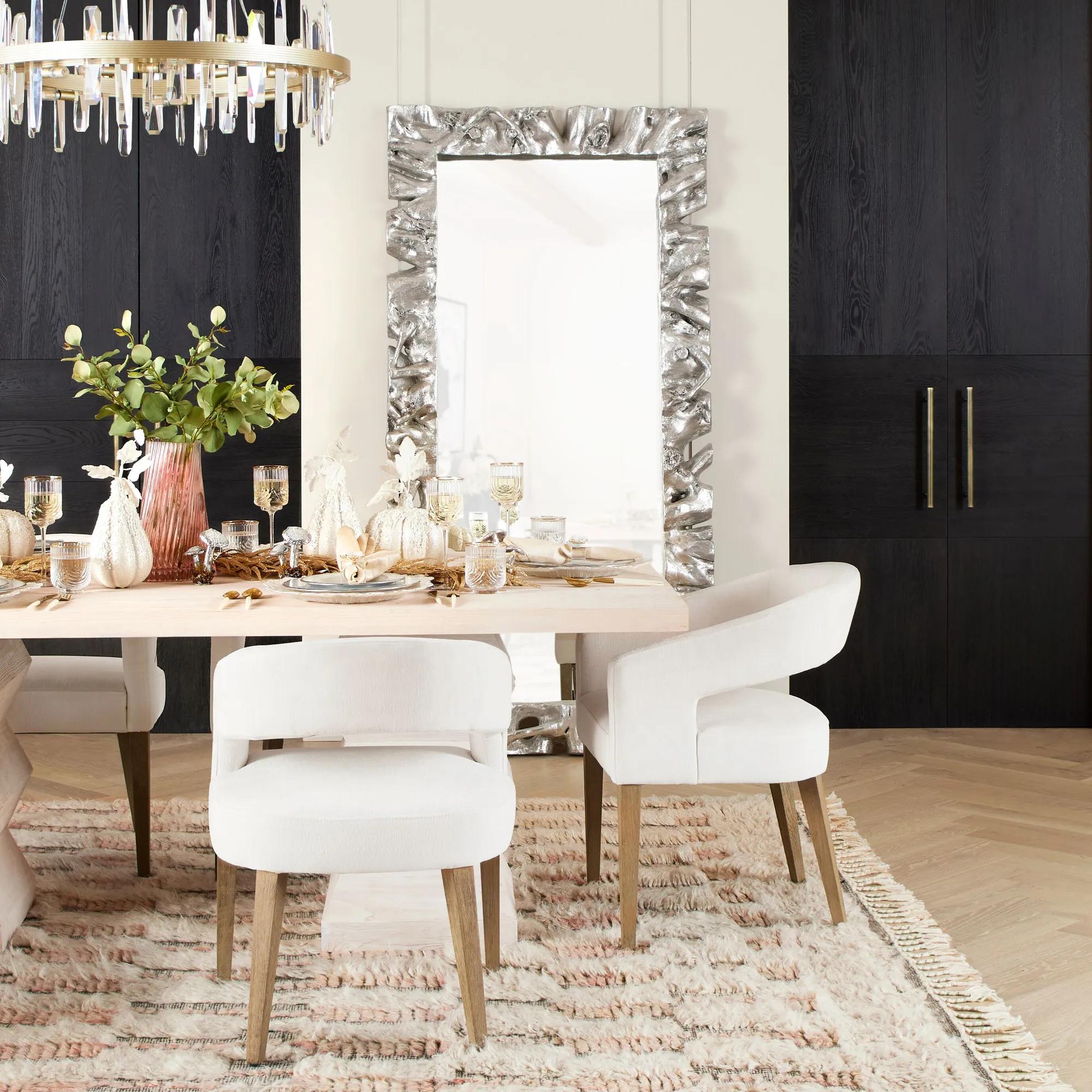 Sequoia Floor Mirror - Silver