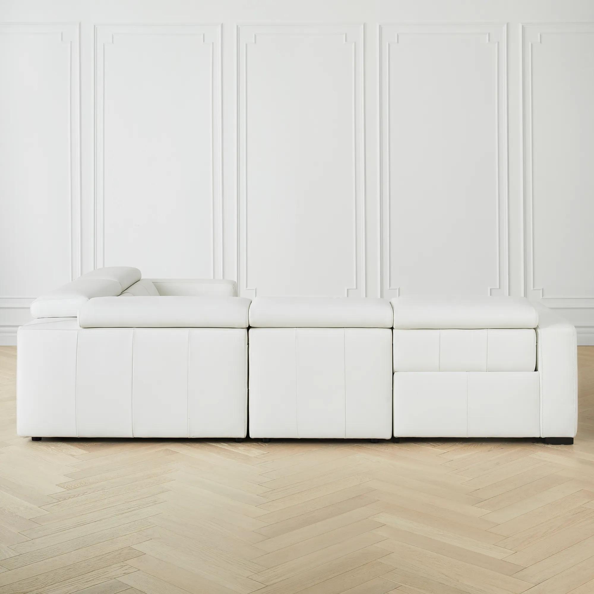 Verona Reclining Leather Sectional