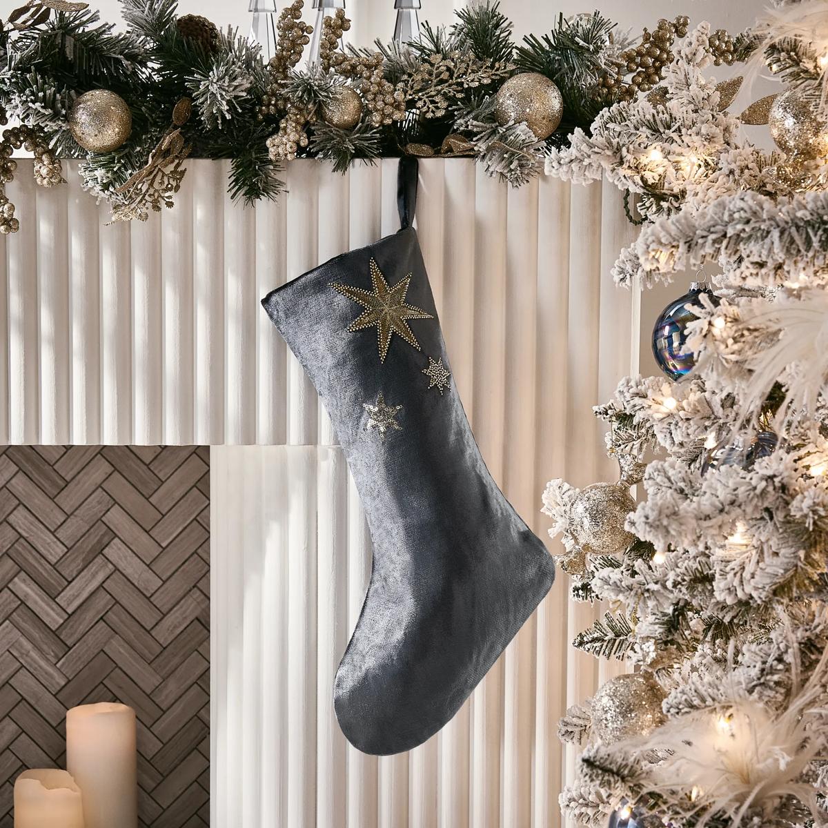 Starlit Holiday Stocking