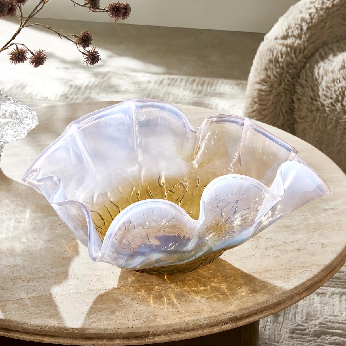Glacier Glass Bowl