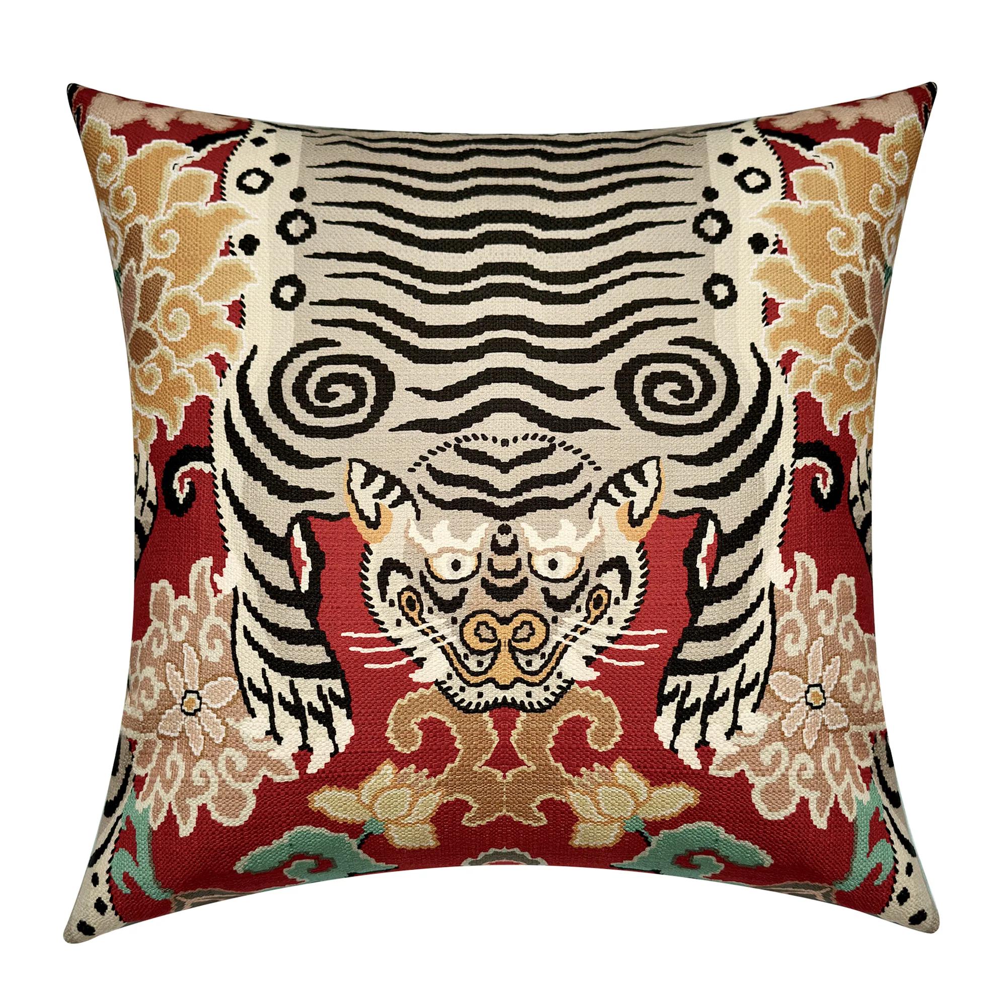 Nimer Pillow 22" - Grey/Multi
