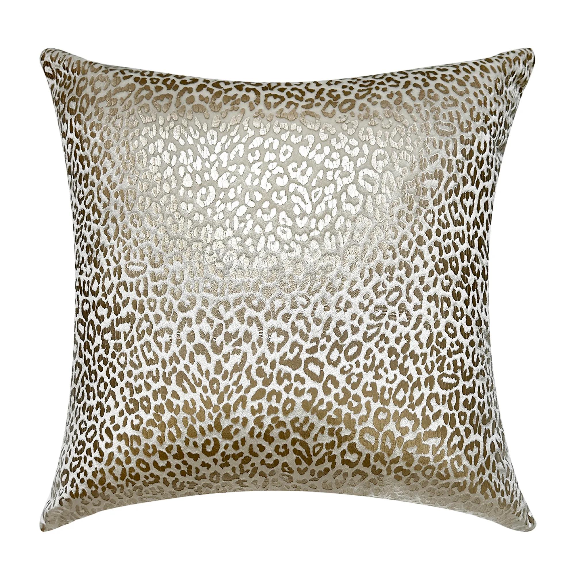 Metallic Panther Pillow 20"