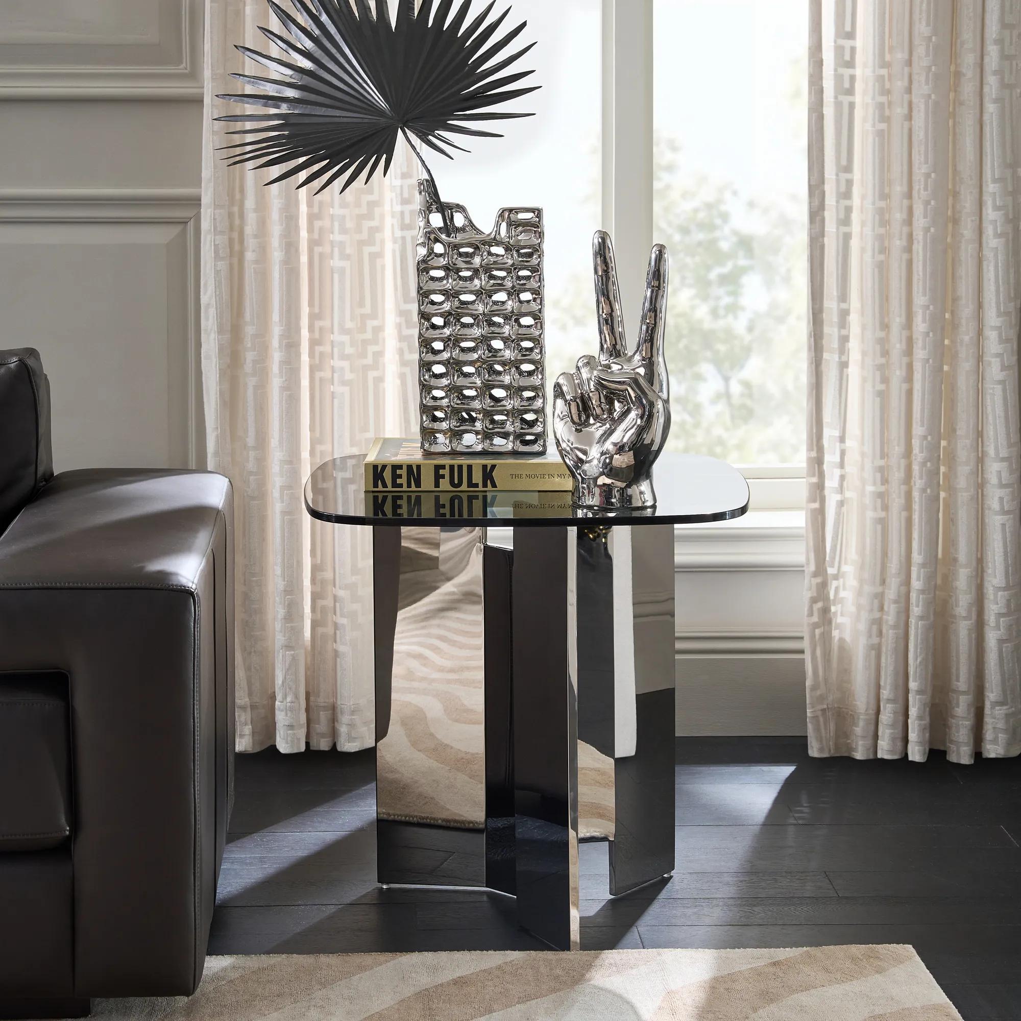 Reflective End Table