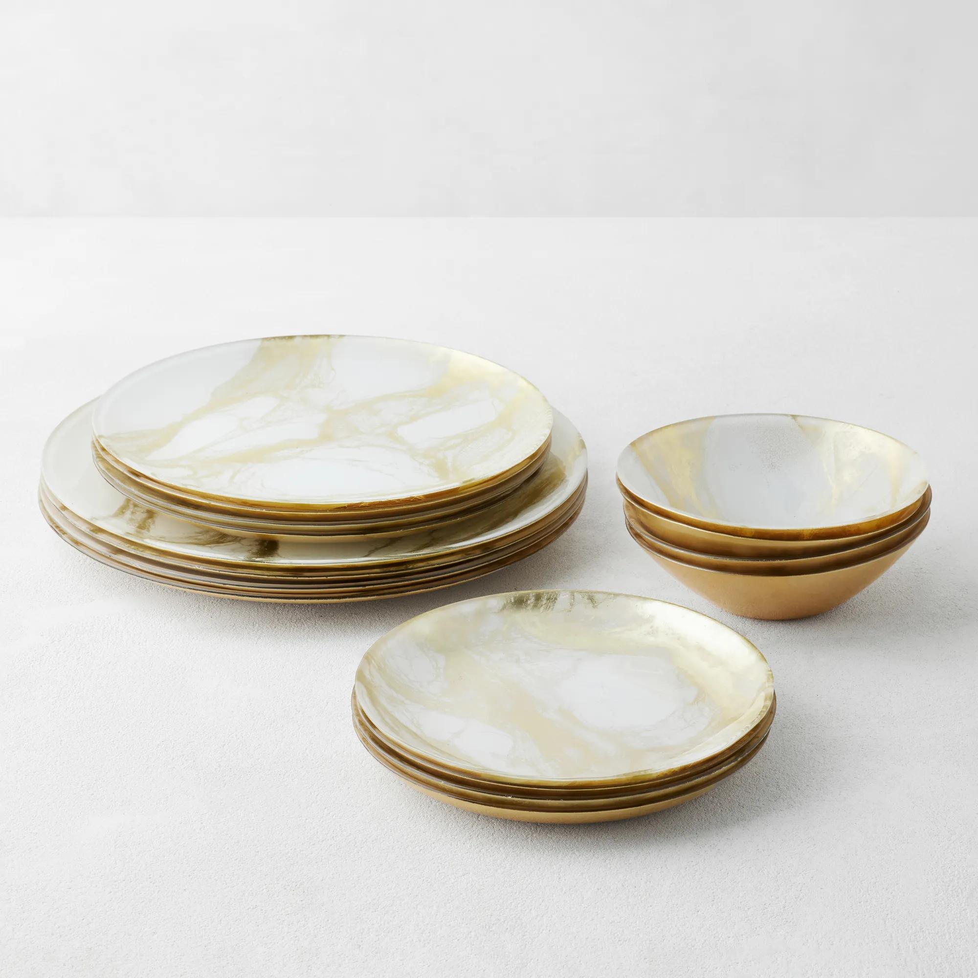 マーブル皿 Marble Dinnerware Sets