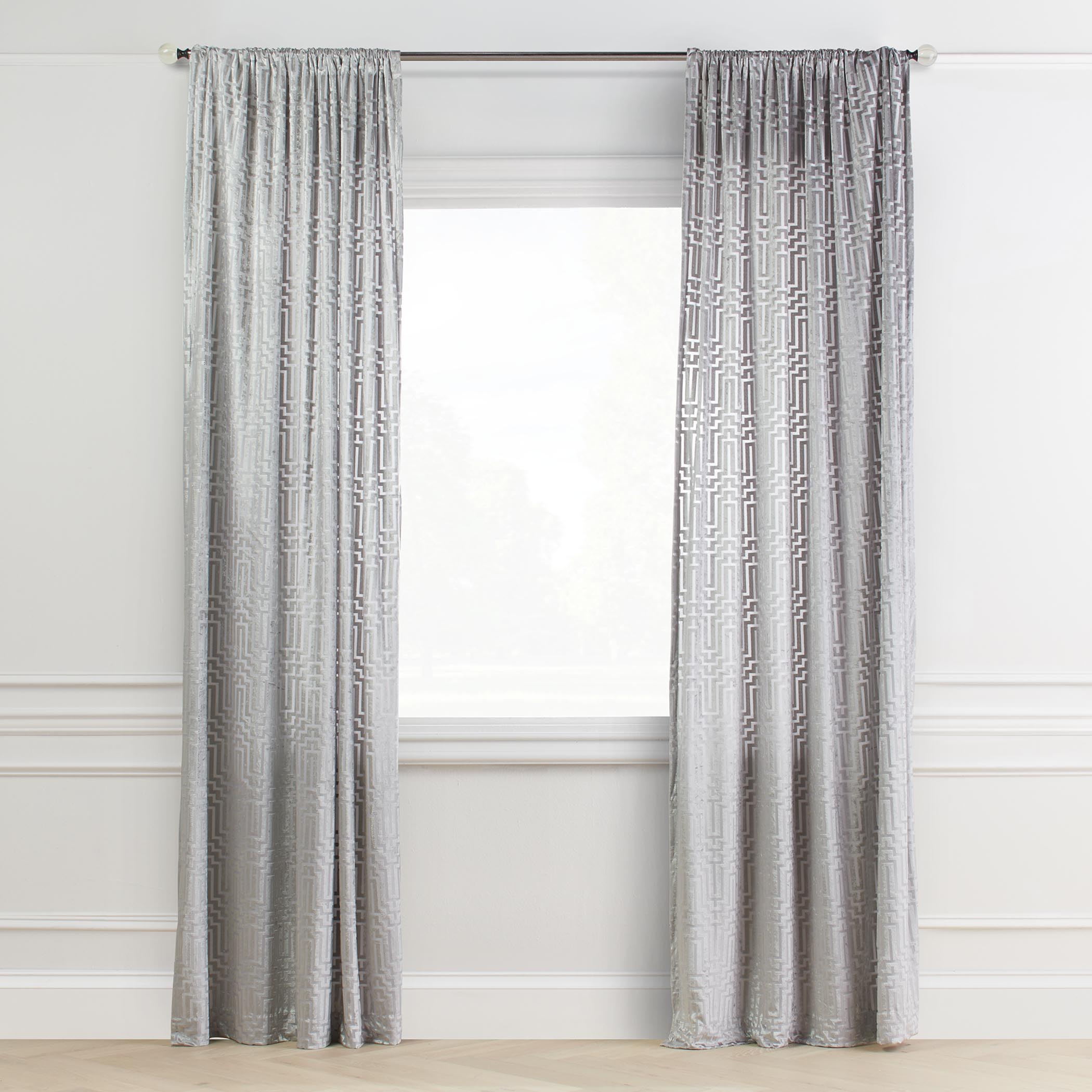 Porter Curtain - Silver