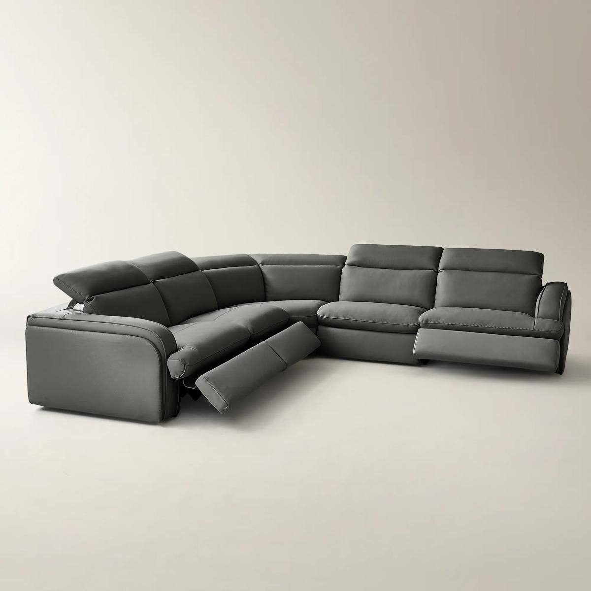 Terra Reclining Leather Sectional