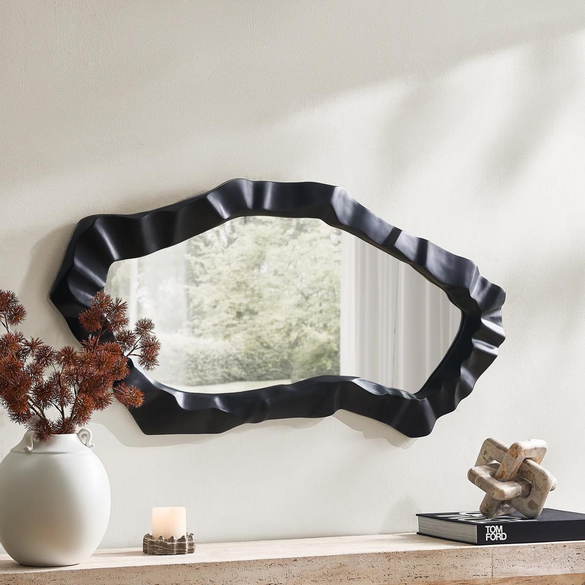 Islay Wall Mirror - Black