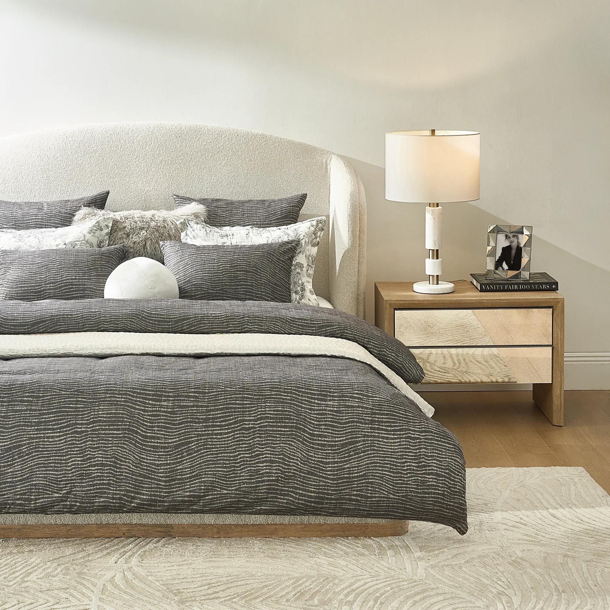 Sahara Bedding Set - Charcoal