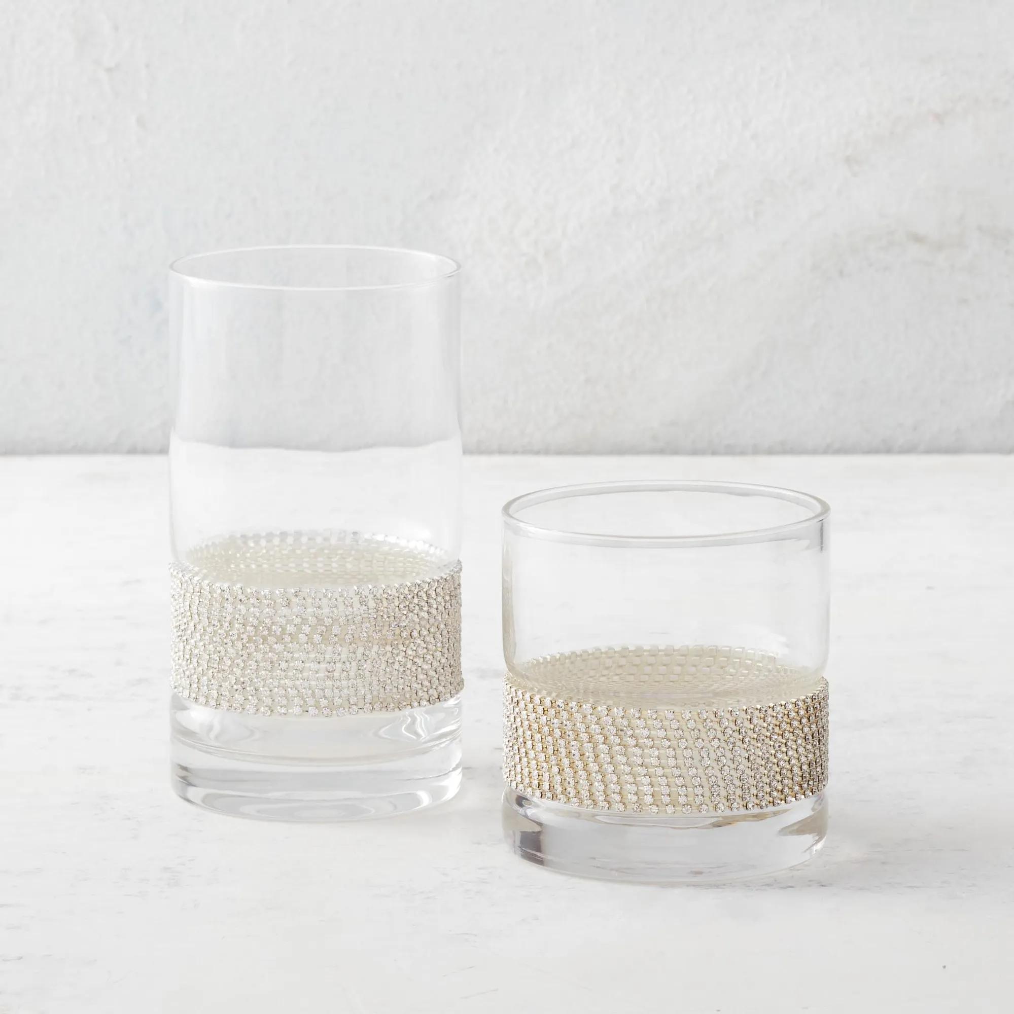 Cora Crystal Taper Holder