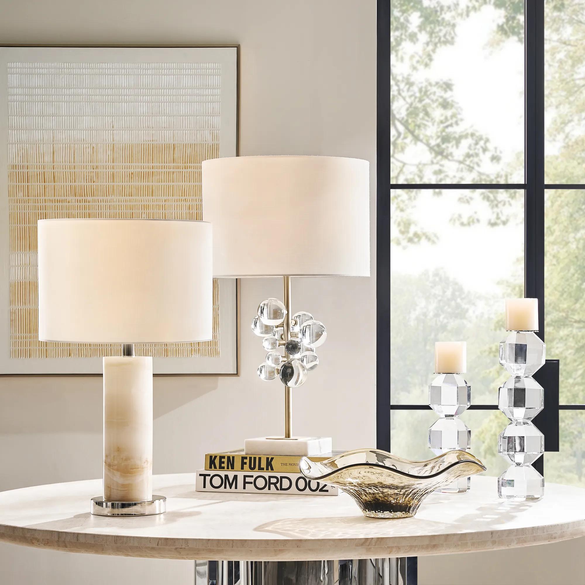 Chiaro Crystal Pillar Holder