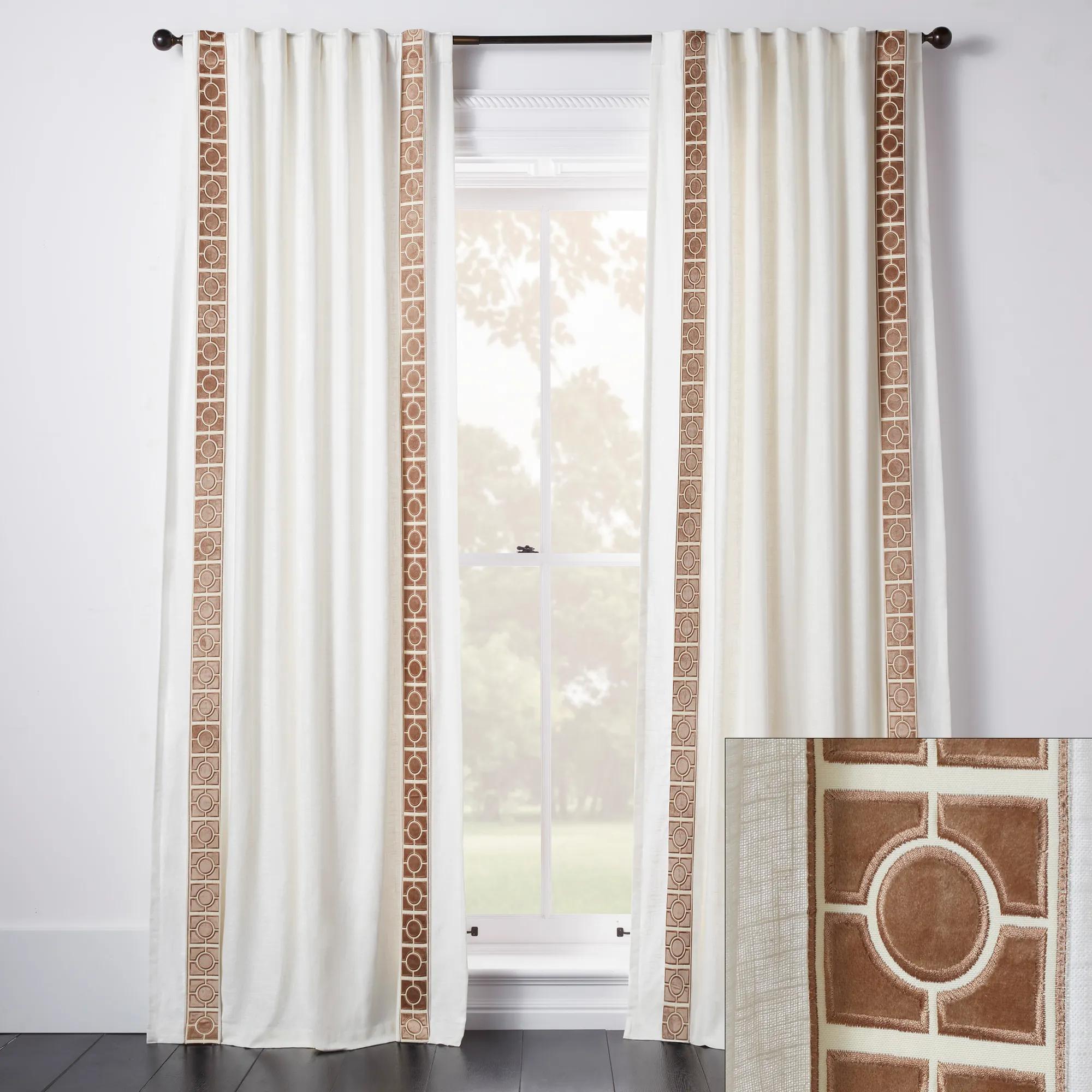 Chloe Velvet Square Curtain - Custom