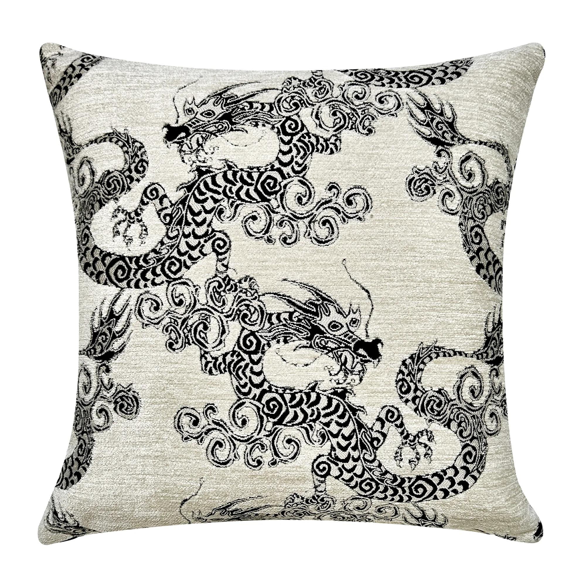 Dragonette Pillow 20" - White