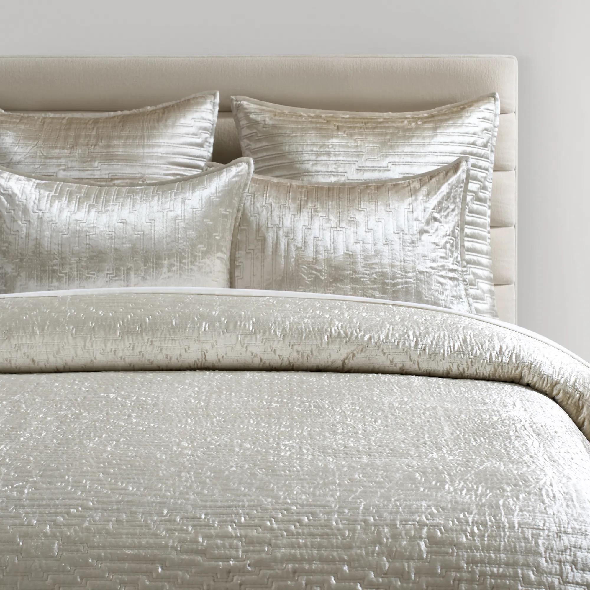 Glam Velvet Bedding - Grey