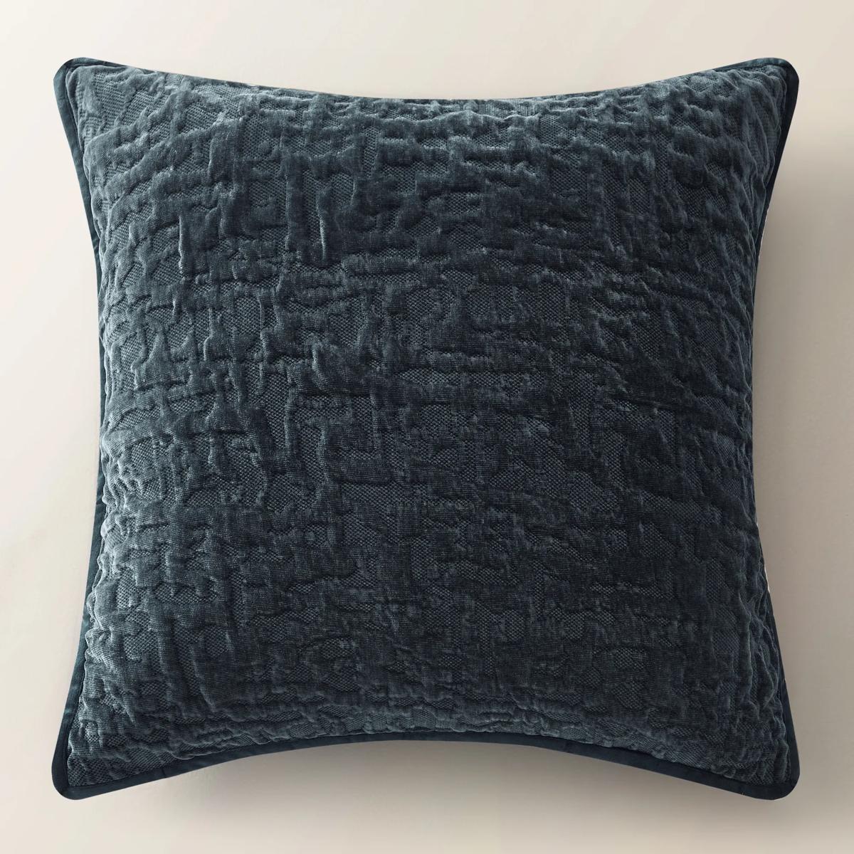 Madera Velvet Coverlet Set - Midnight Blue