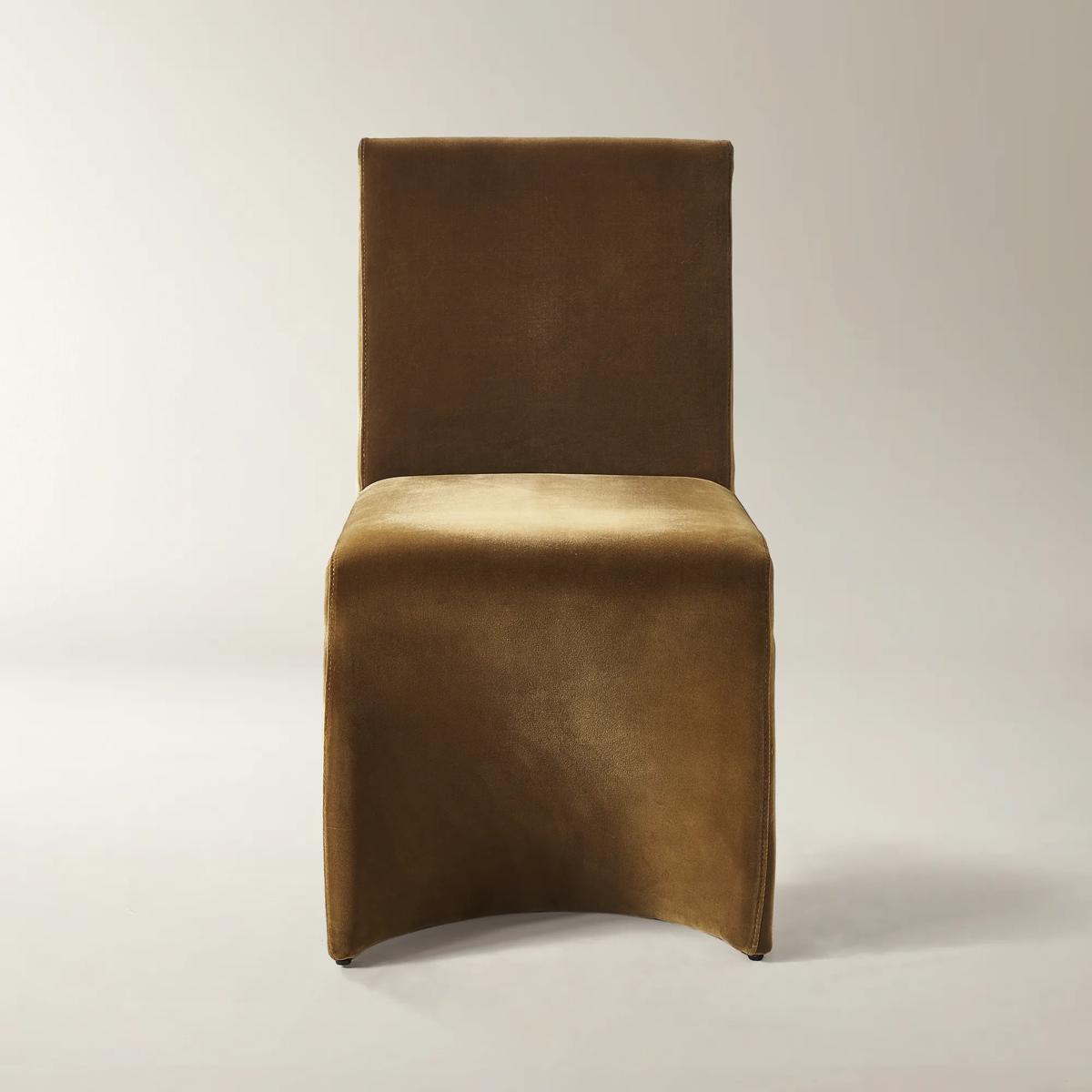 Elara Roasted Pecan Velvet Dining Chair Set Of 2 | Z Gallerie