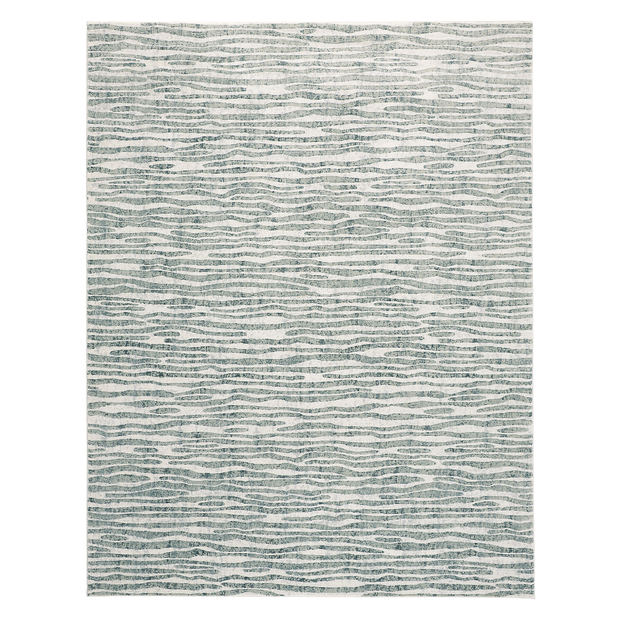 Samantha Rug - Aqua/Grey