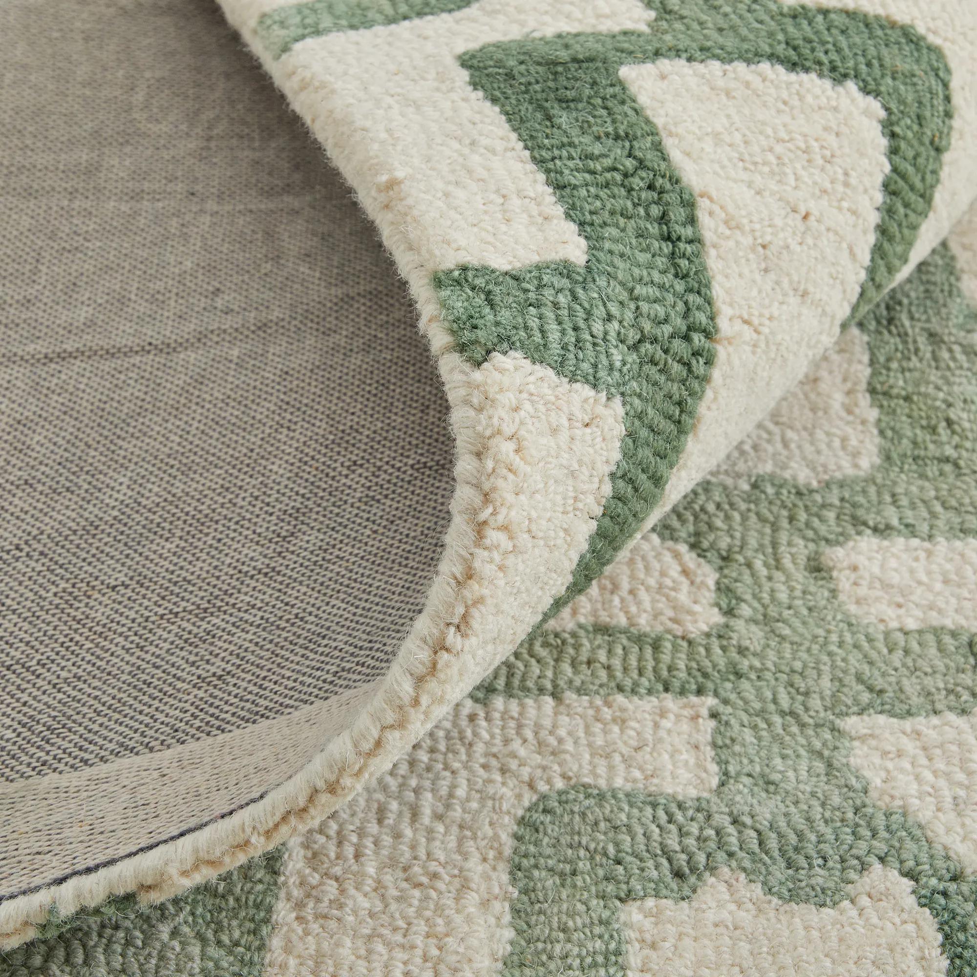 Jacqueline Rug - Ivory/Green
