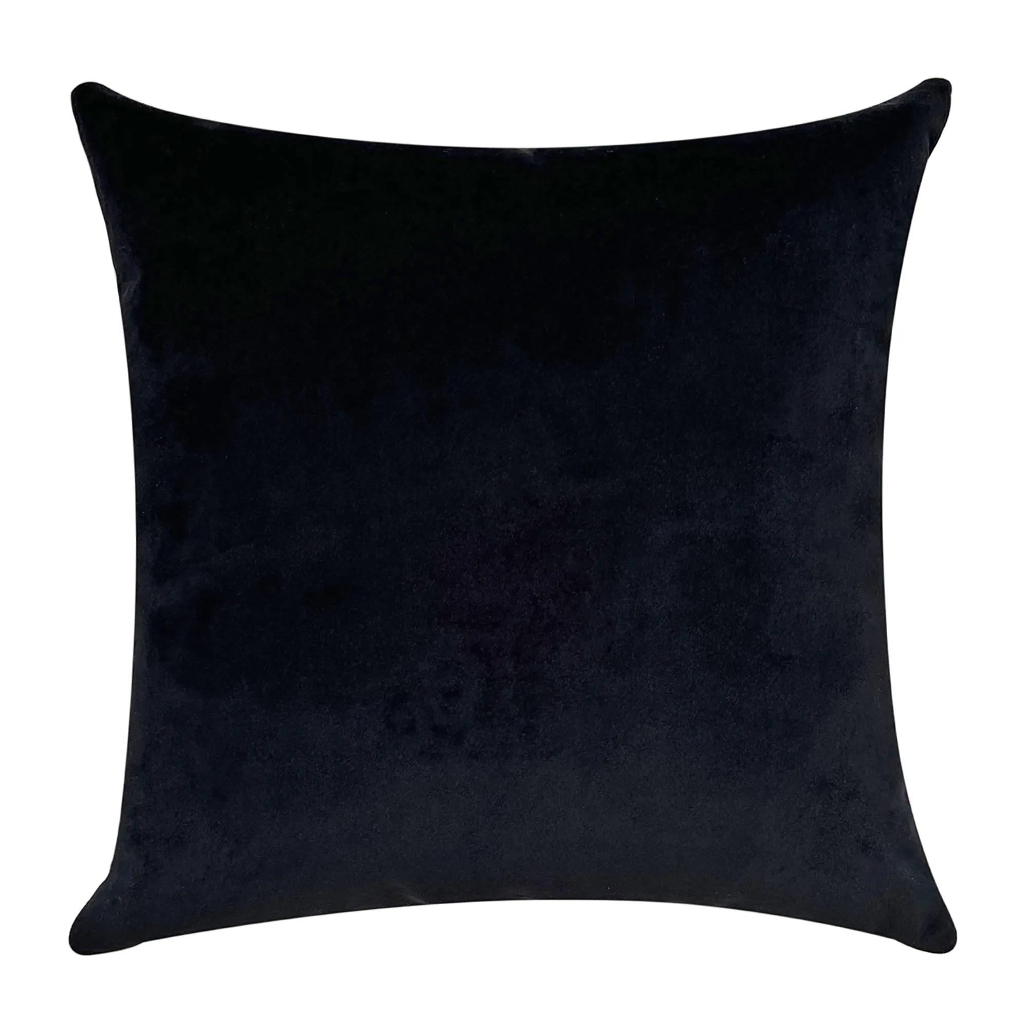 Solid Texture Pillow 20" - Caviar
