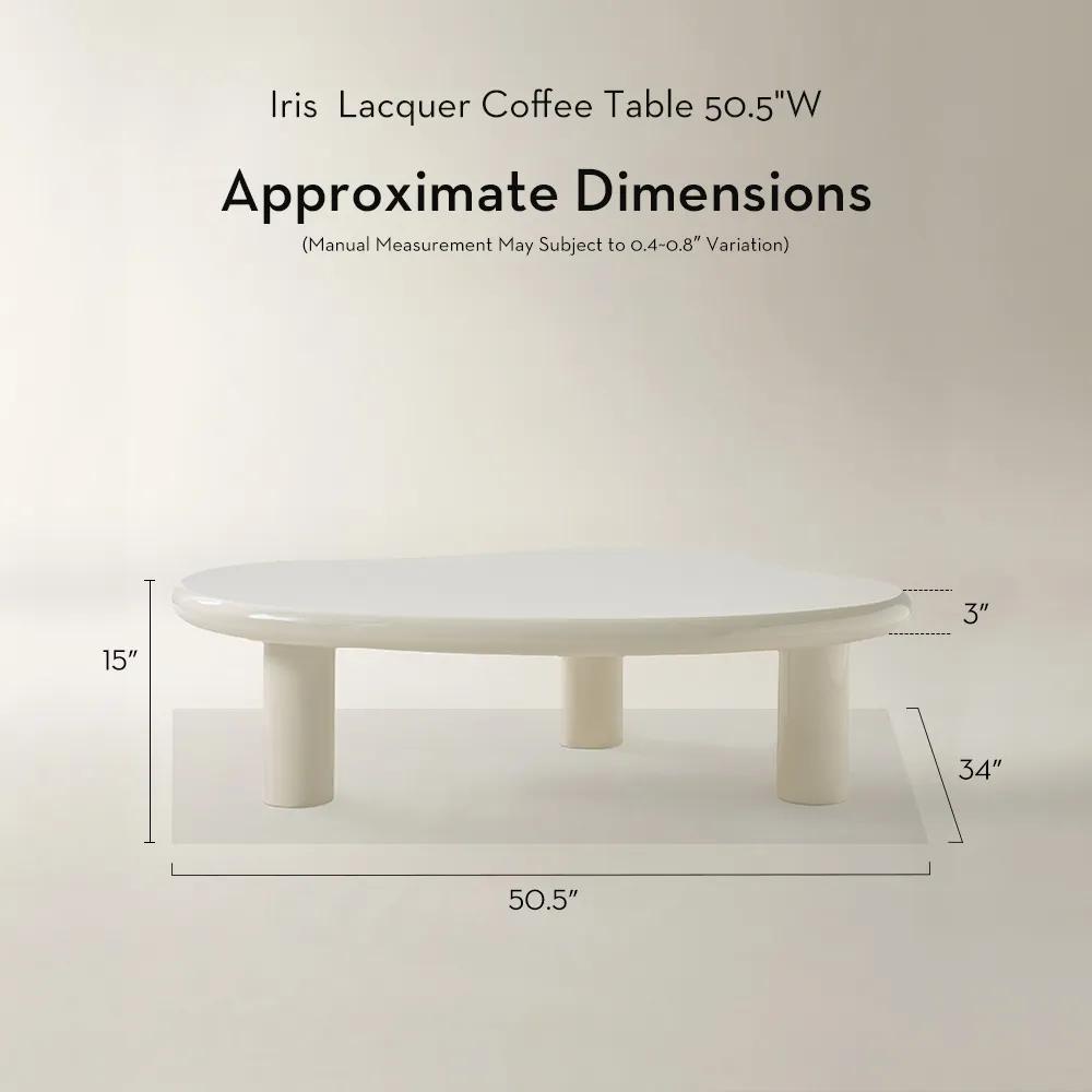 Iris Lacquer Coffee Table 50.5" W