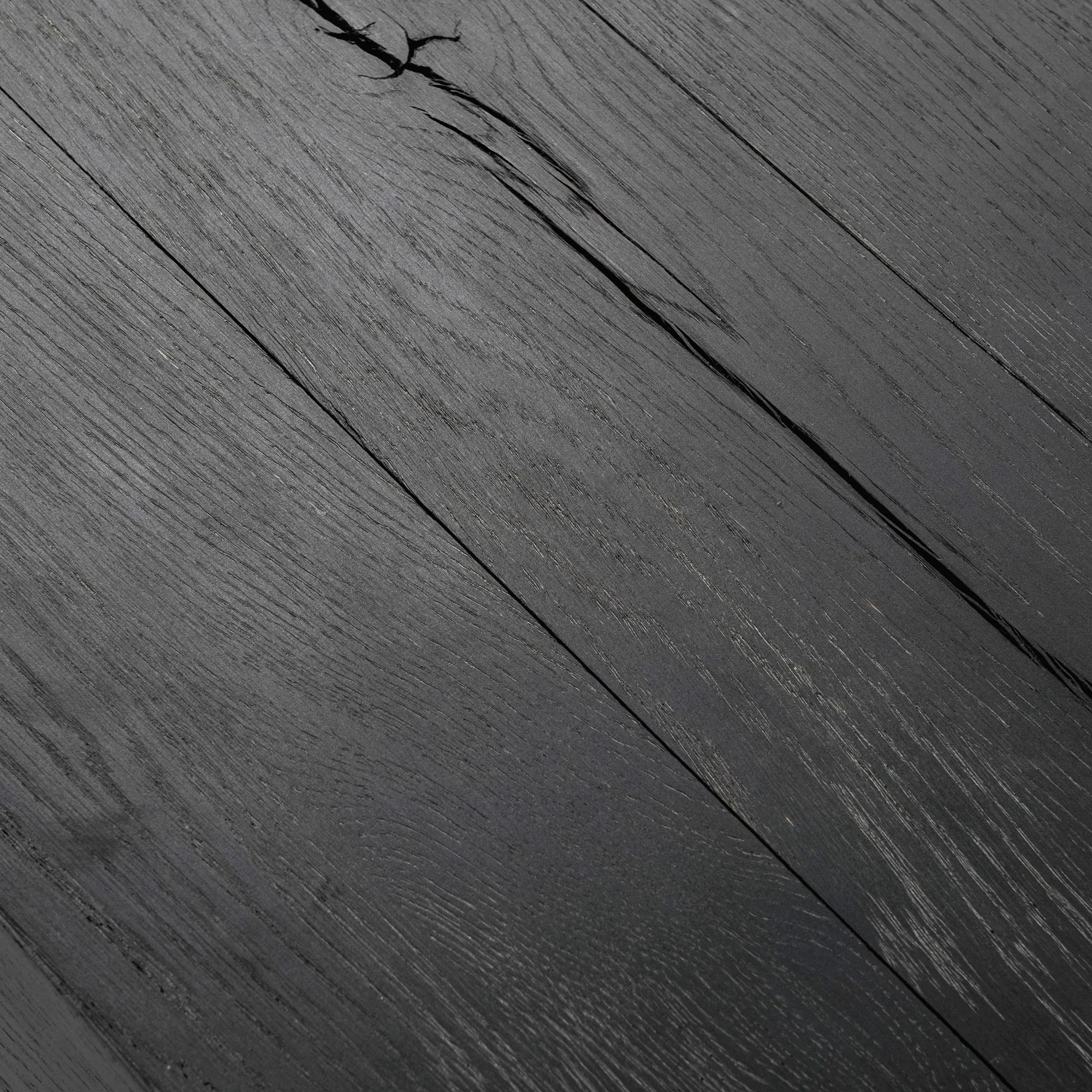 Bristol Reclaimed Oak 72" Console Table - Black