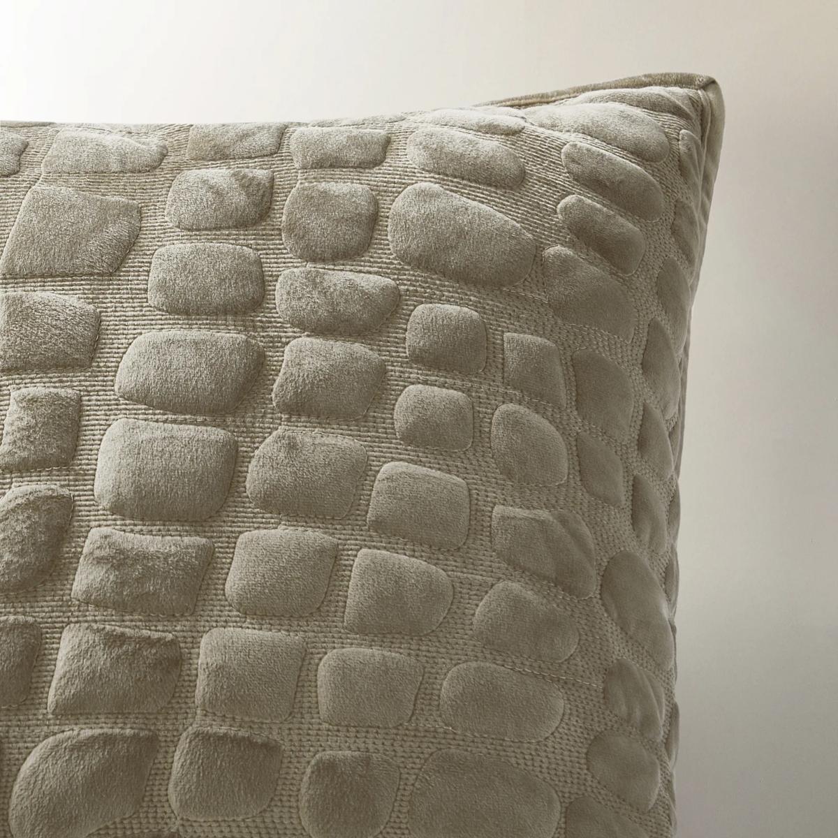 Valen Velvet Quilt Set - Sand