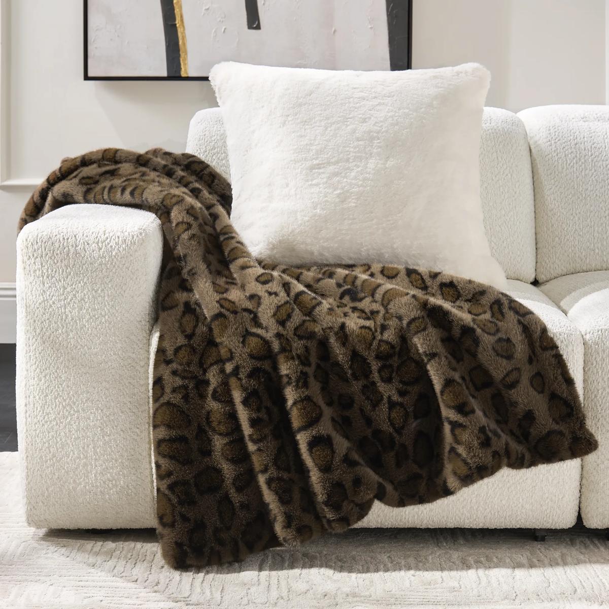 Nyx Faux Fur Throw 50" x 60"