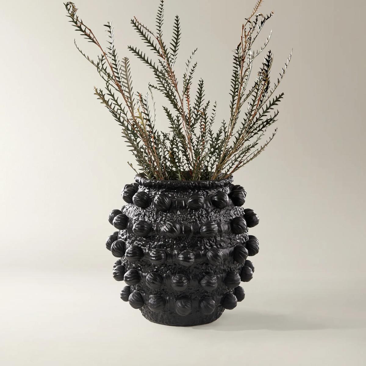 Pompa Vase - Black