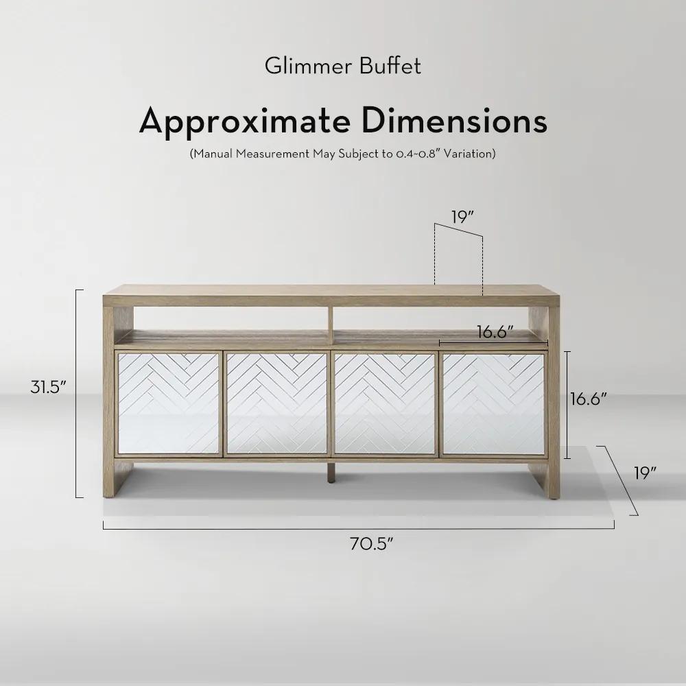 Glimmer Mirrored Buffet