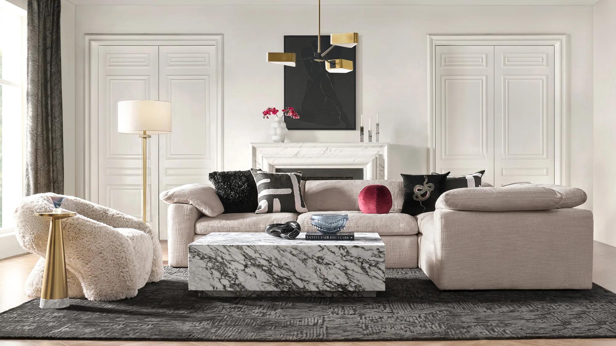 Modern Elegance Nude Black Framed Painted Wall Art 35.5