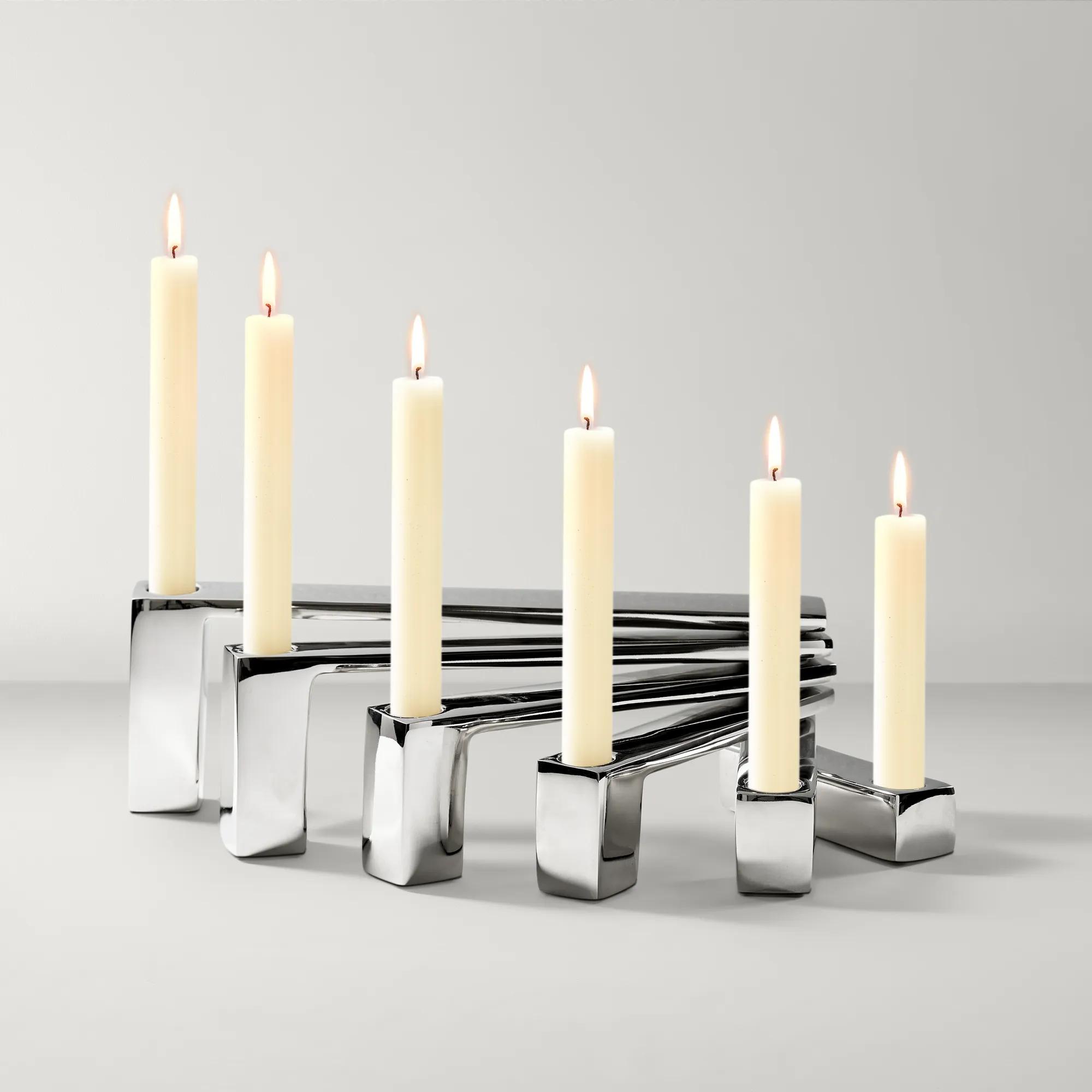 Cora Crystal Taper Holder