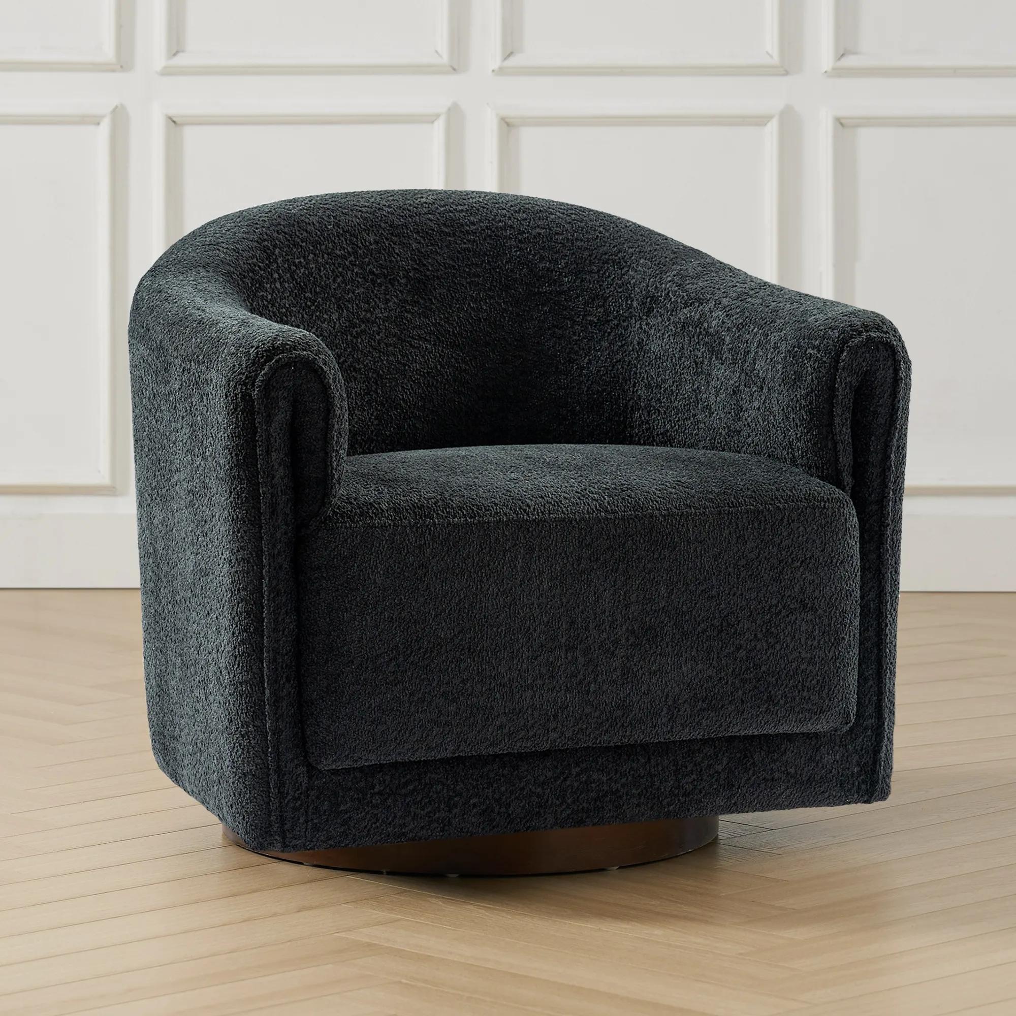 Adrian Swivel Chair - Black