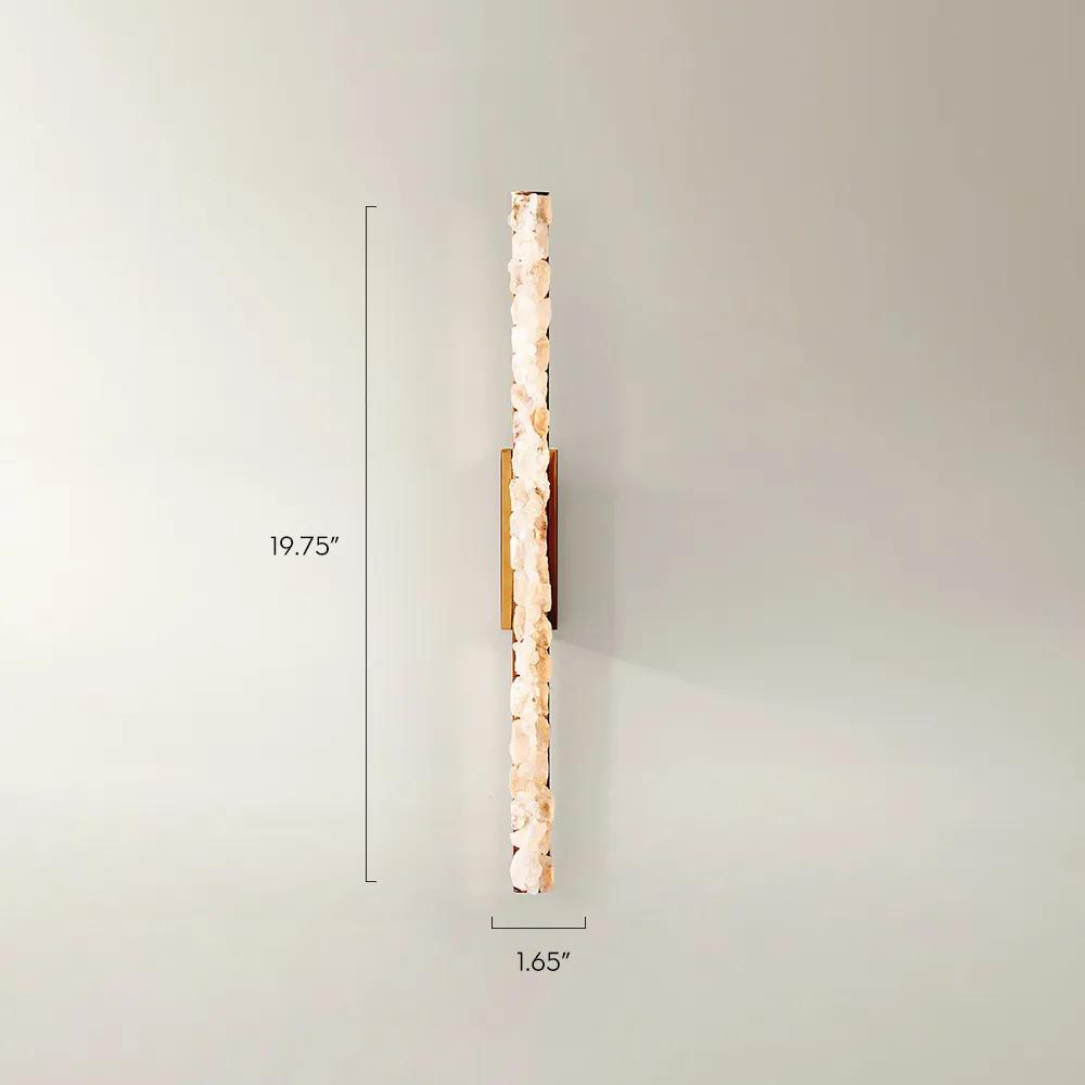 Demi LED Quartz Wall Sconce 19.75"