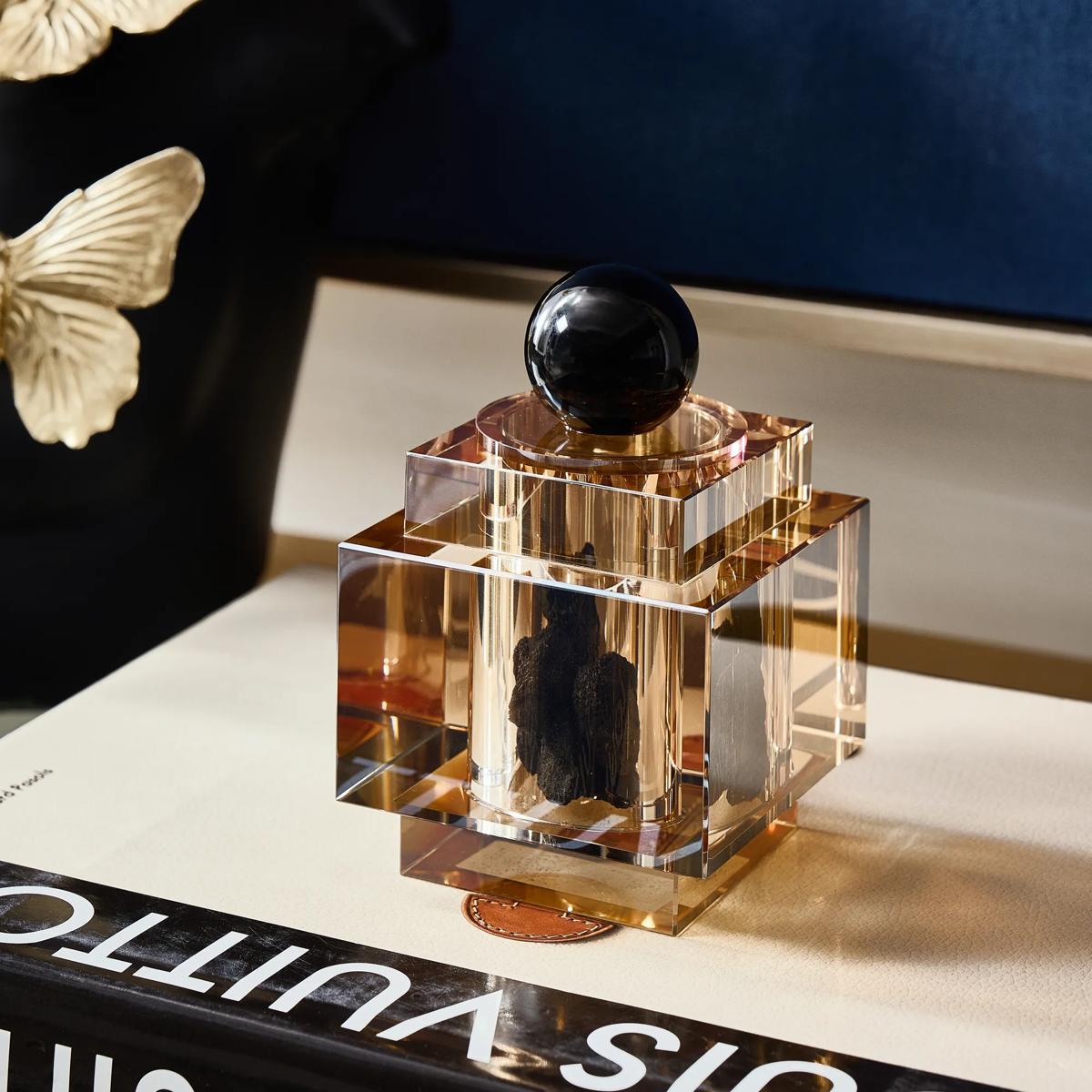 Deco Perfume Bottle - Amber