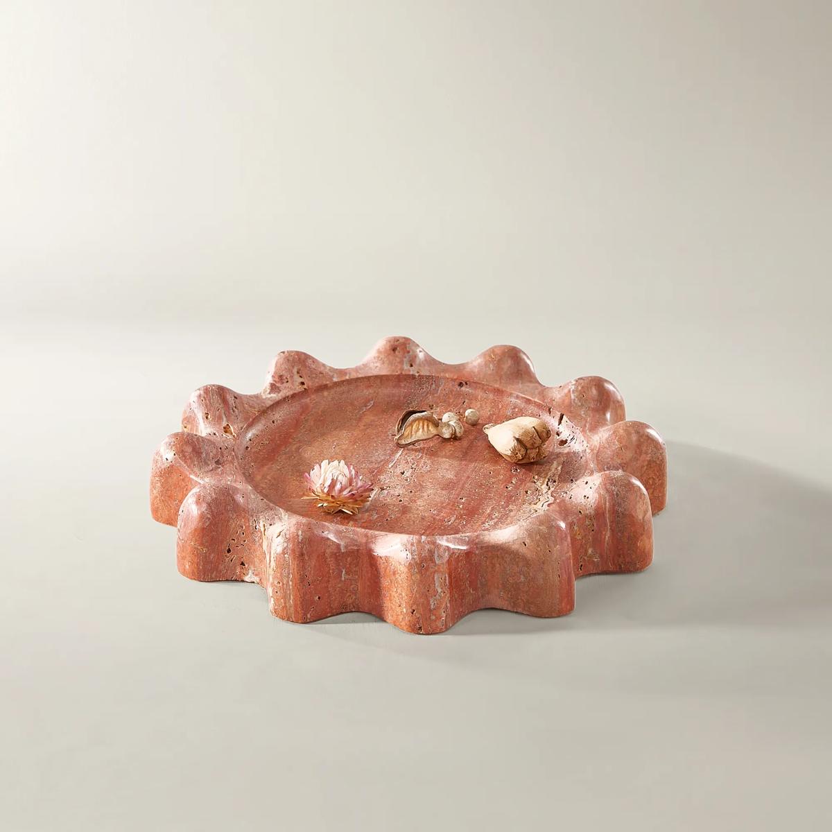 Flora Marble Catchall - Large