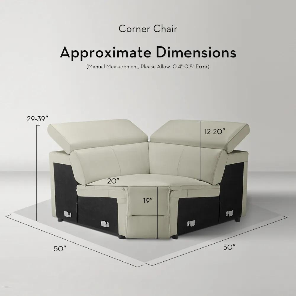 Verona Reclining Leather Sectional