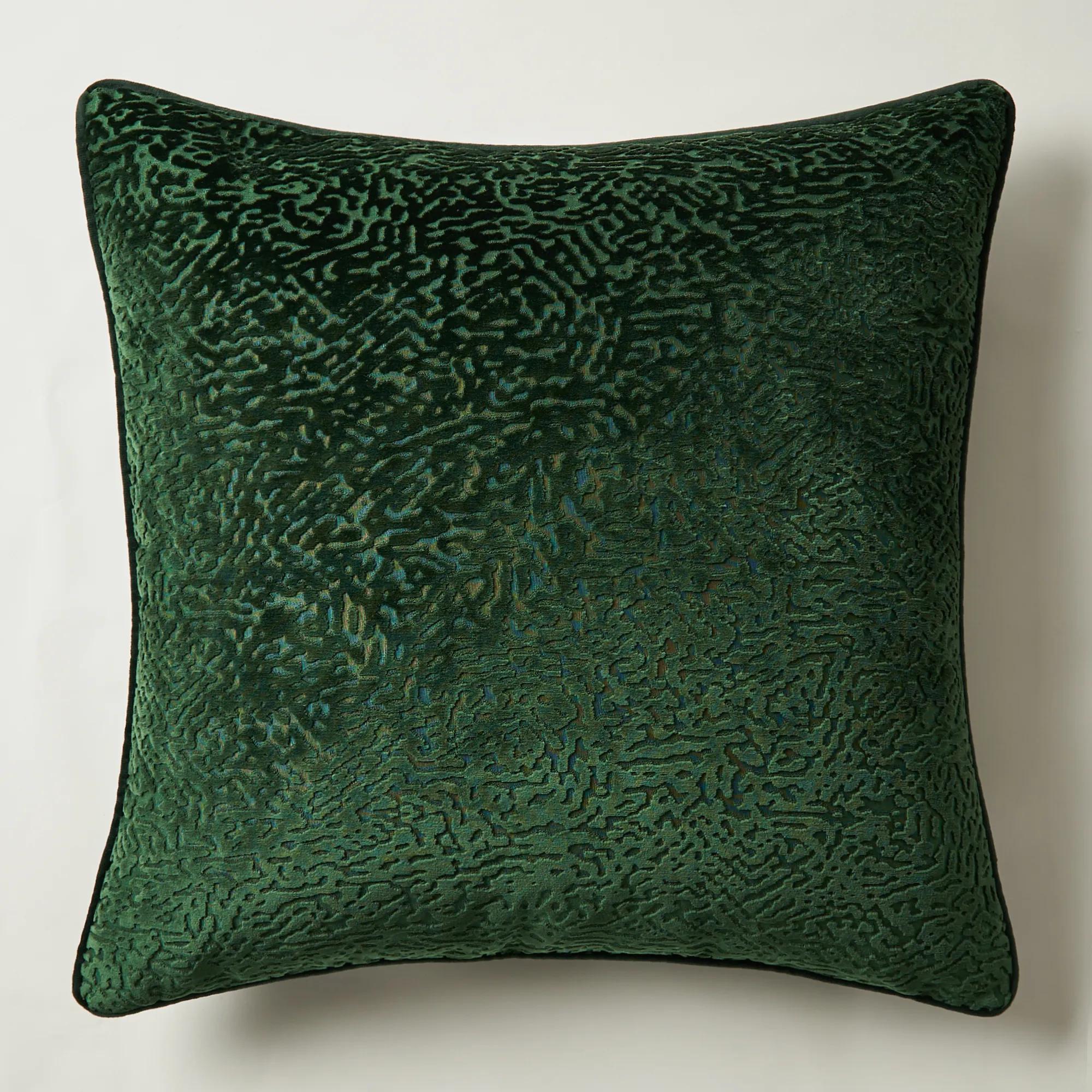 Spotted Pillow 22" - Green