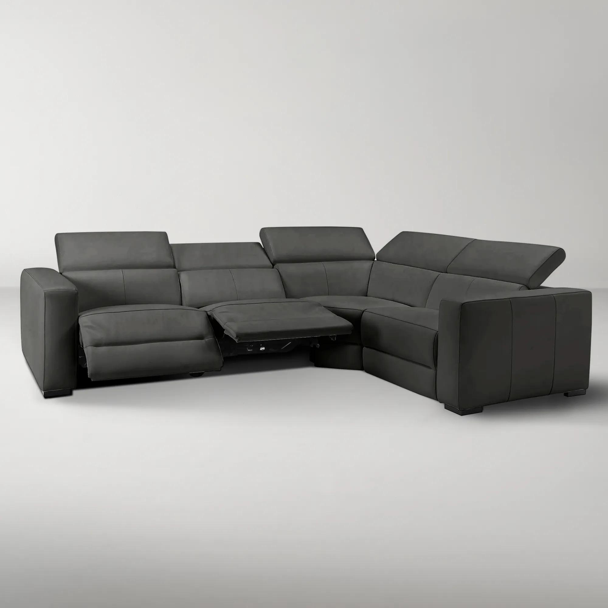 Verona Reclining Leather Sectional